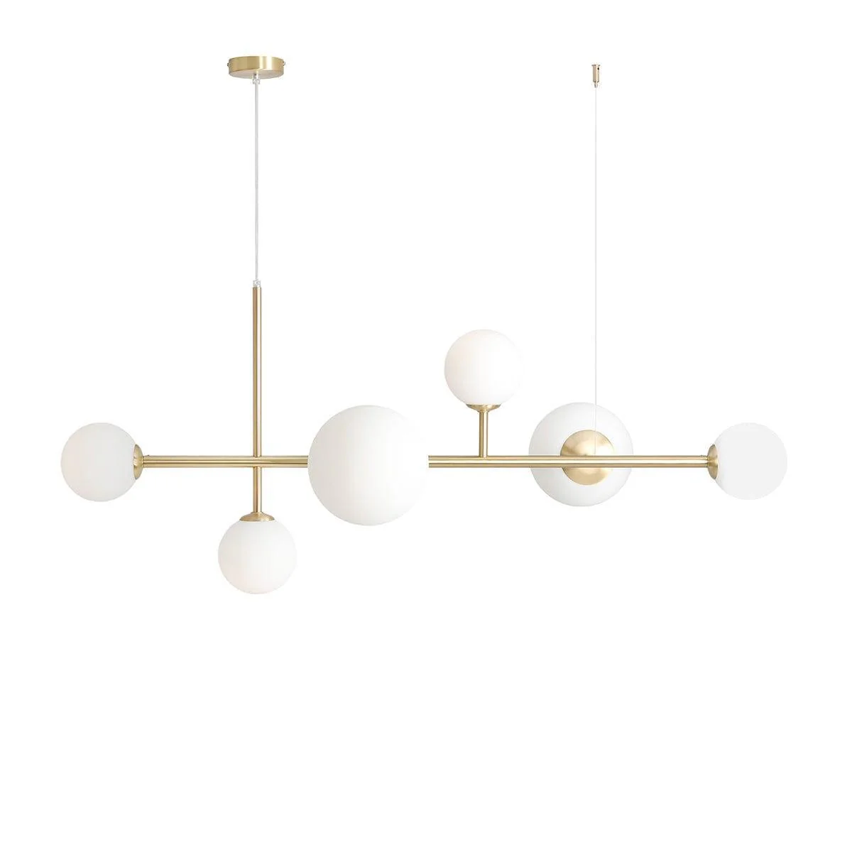 Lampa wisząca DIONE HEXA mosiężny