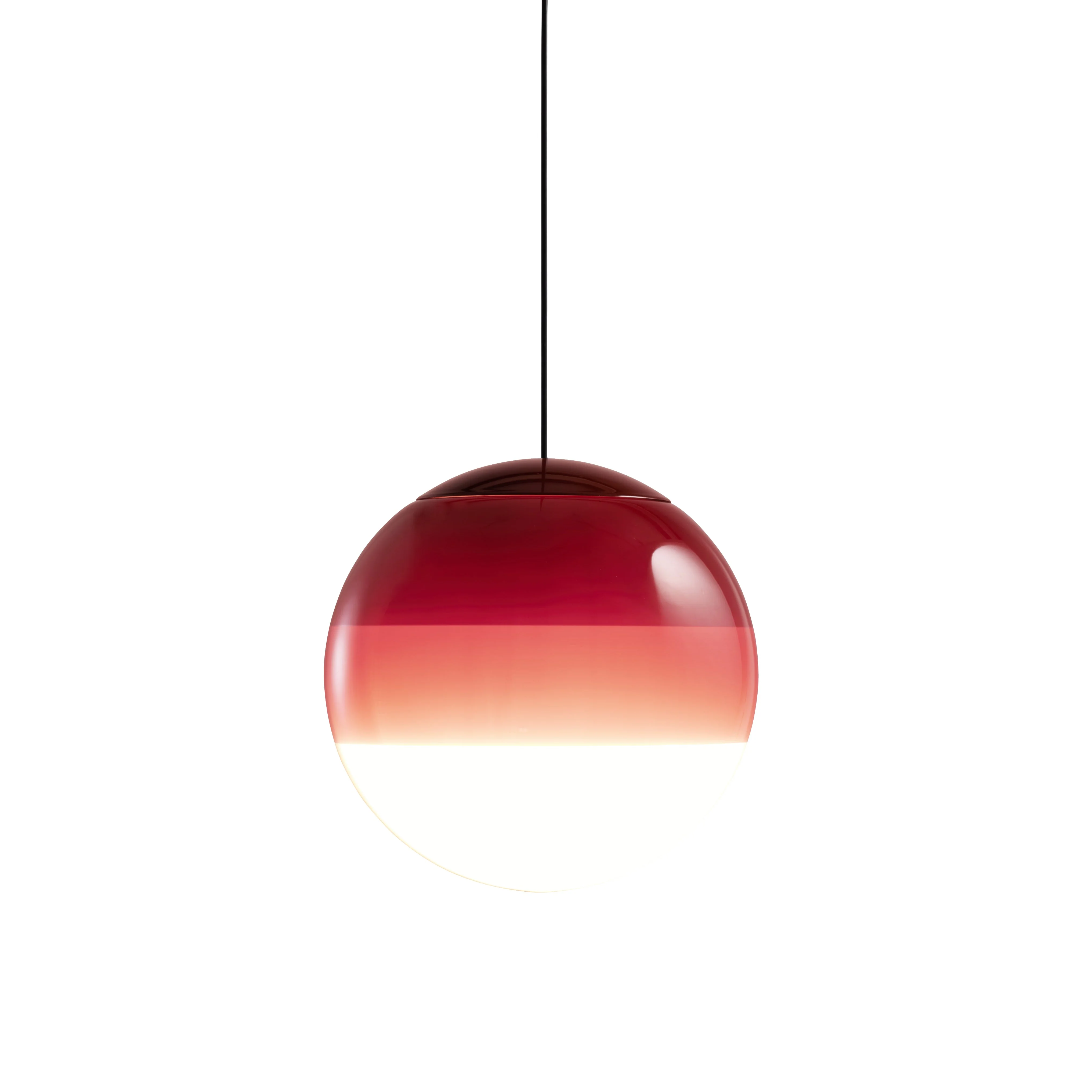 Lampa wisząca DIPPING burgundowy