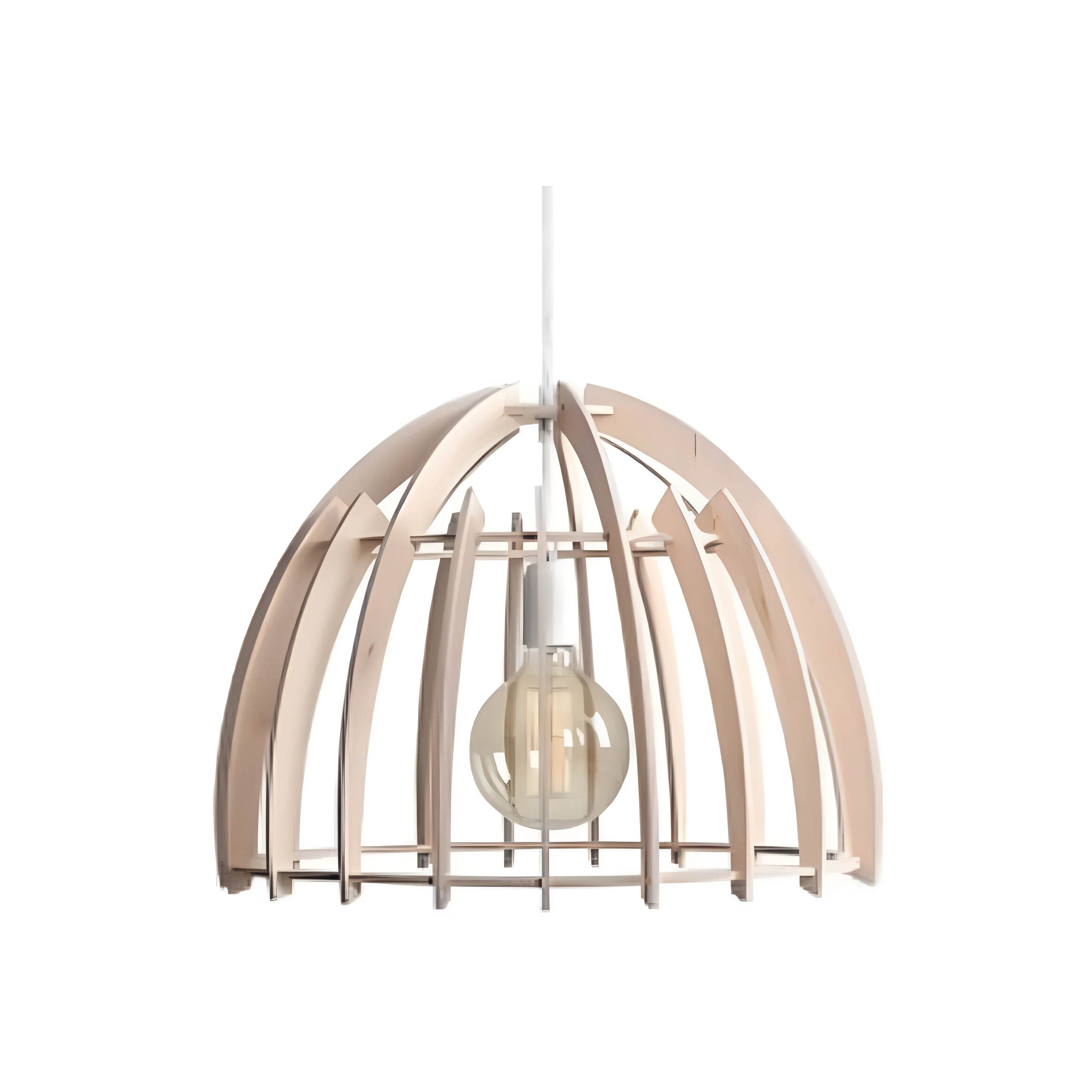 Lampa wisząca FERB drewno