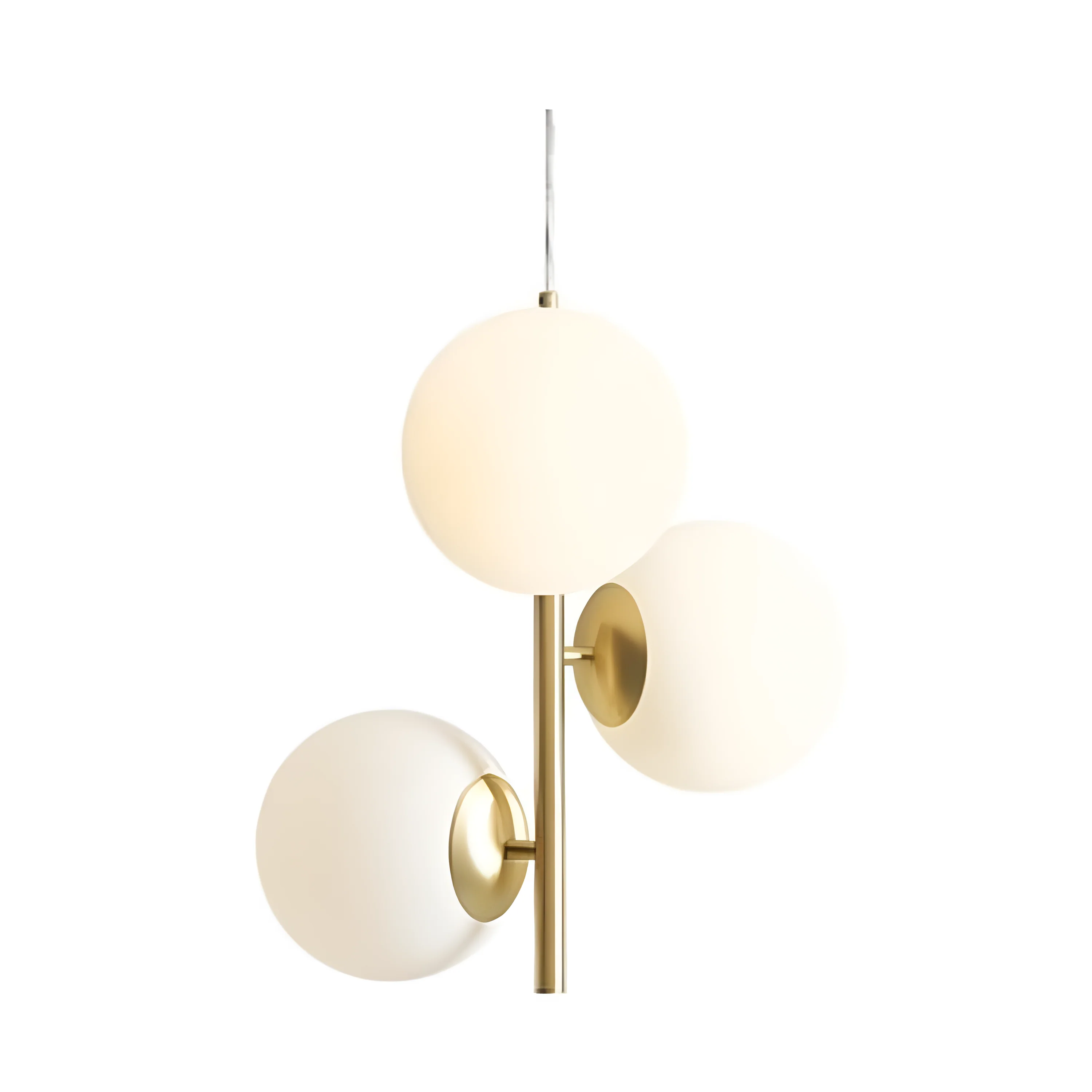 Lampa wisząca FINN TRIO mosiężny