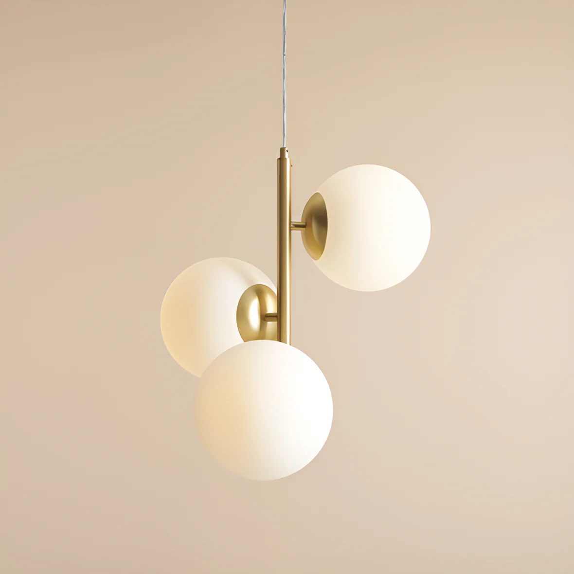 Lampa wisząca FINN TRIO mosiężny - Image 5