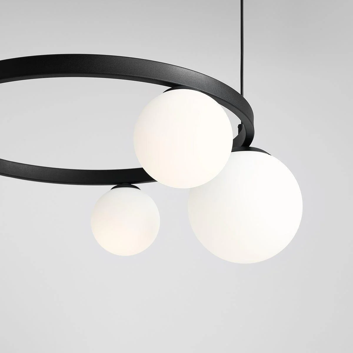Lampa wisząca GARDA QUATRO RING czarny - Image 3