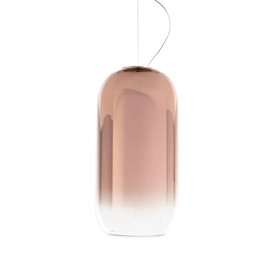 Lampa wisząca GOPLE miedziany ze srebrnym wykończeniem