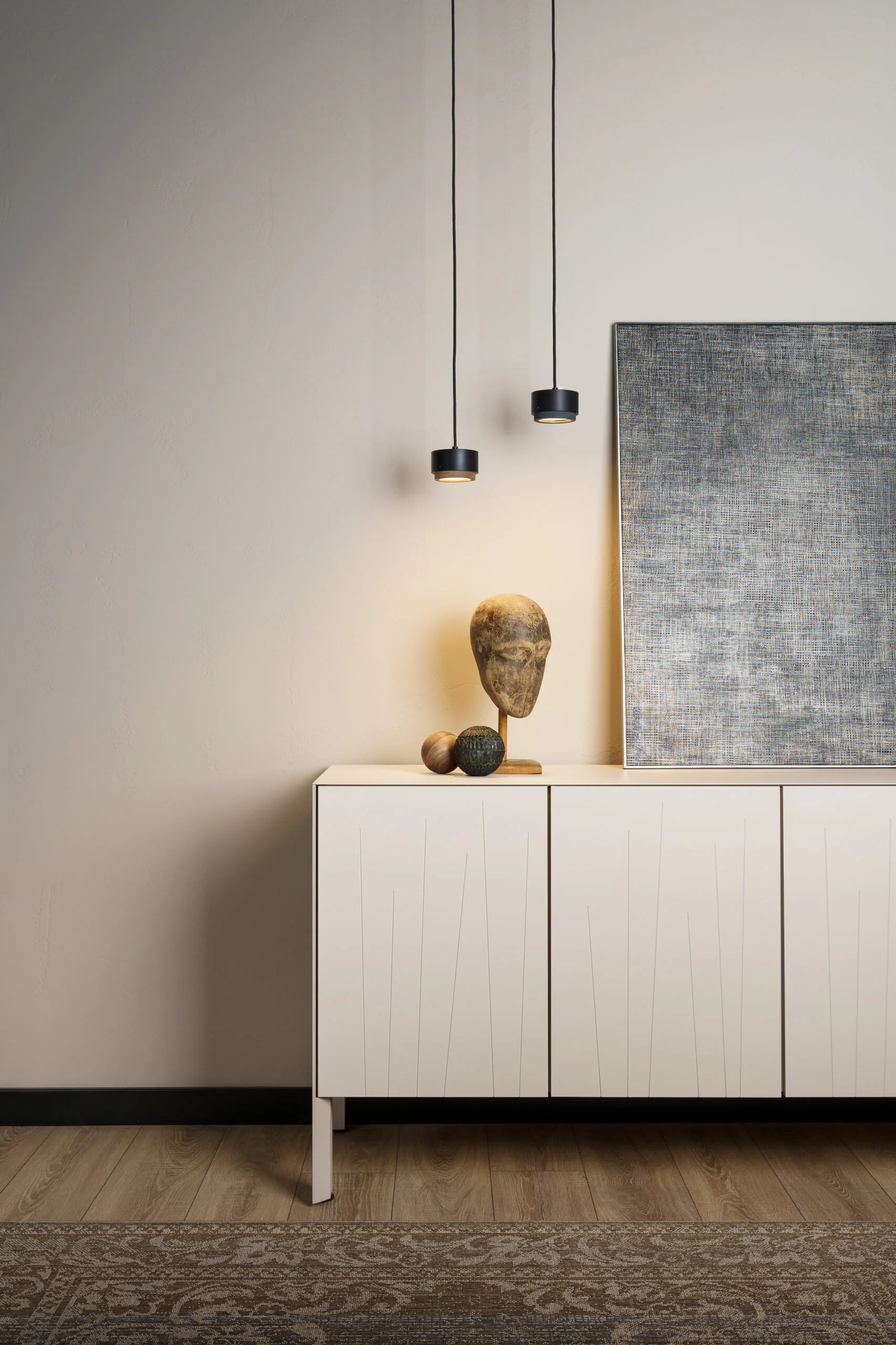Lampa wisząca JUBI aluminium z betonem - Image 2