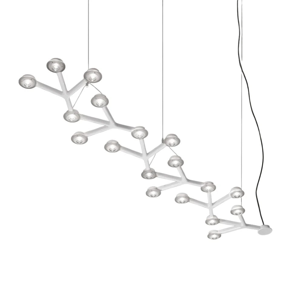 Lampa wisząca LED NET LINE biały