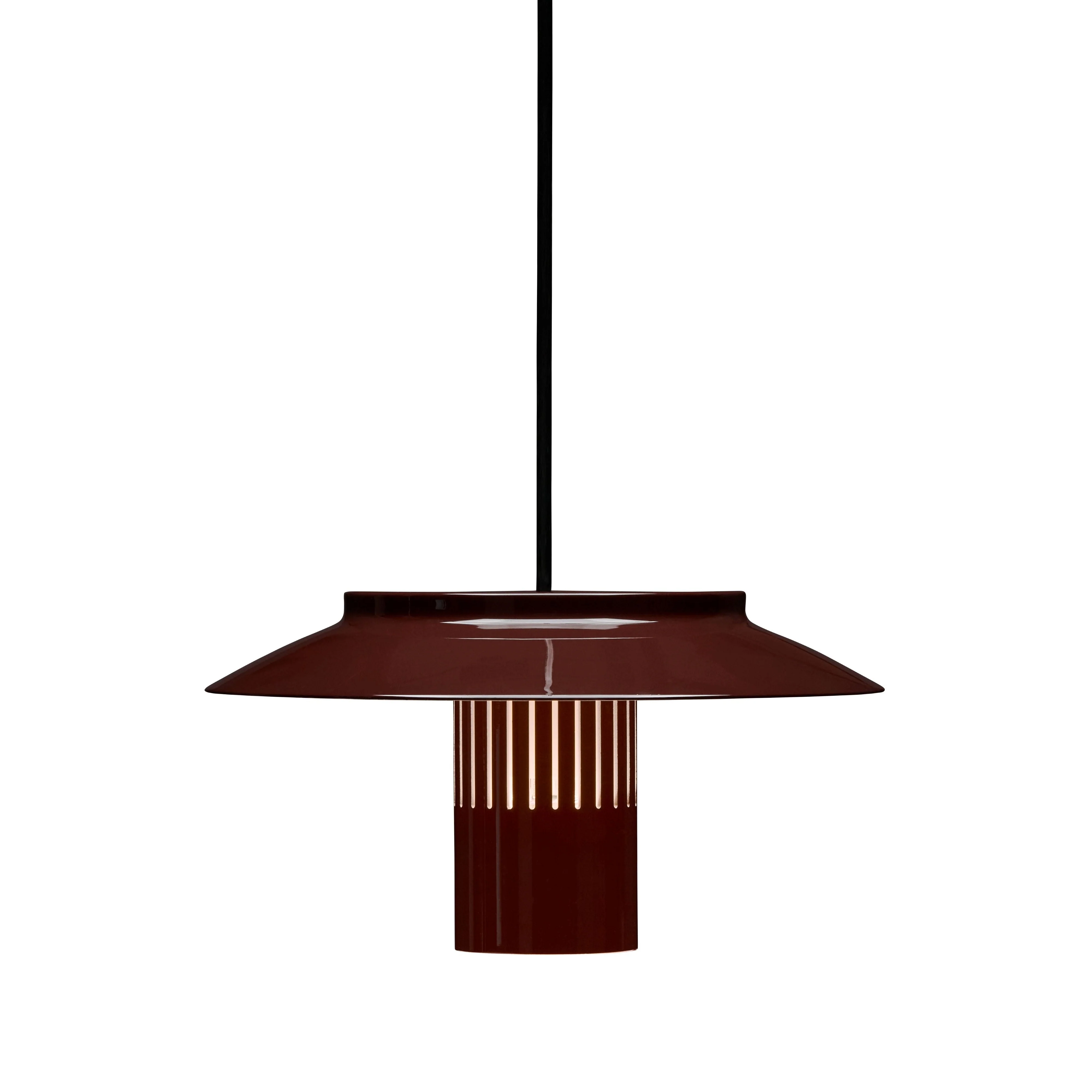 Lampa wisząca LILLE bordowy