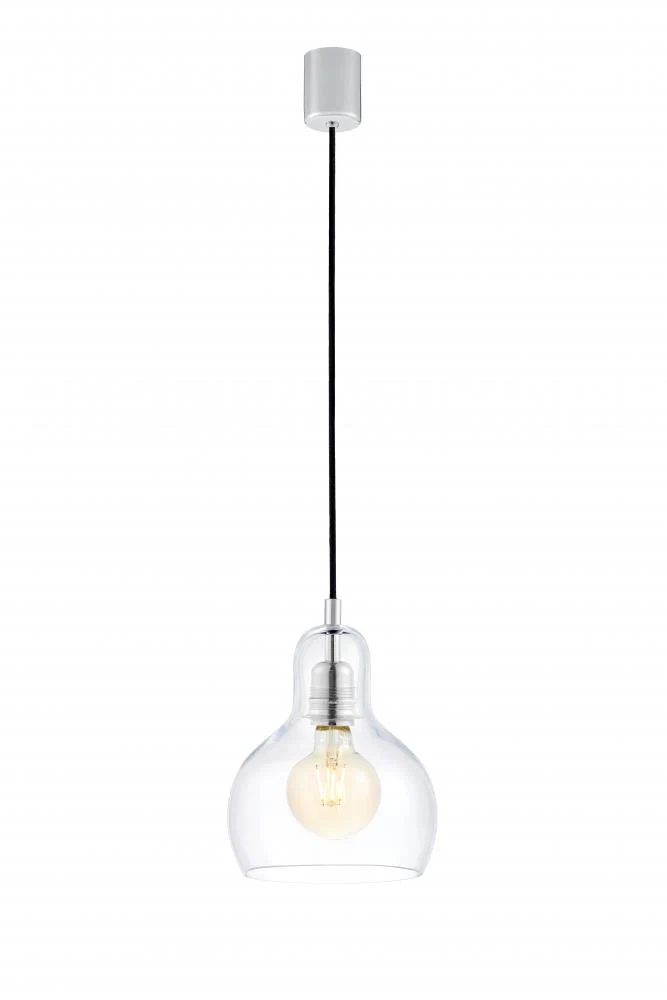 Lampa wisząca LONGIS I transparentny z chromowaną oprawą - Image 3