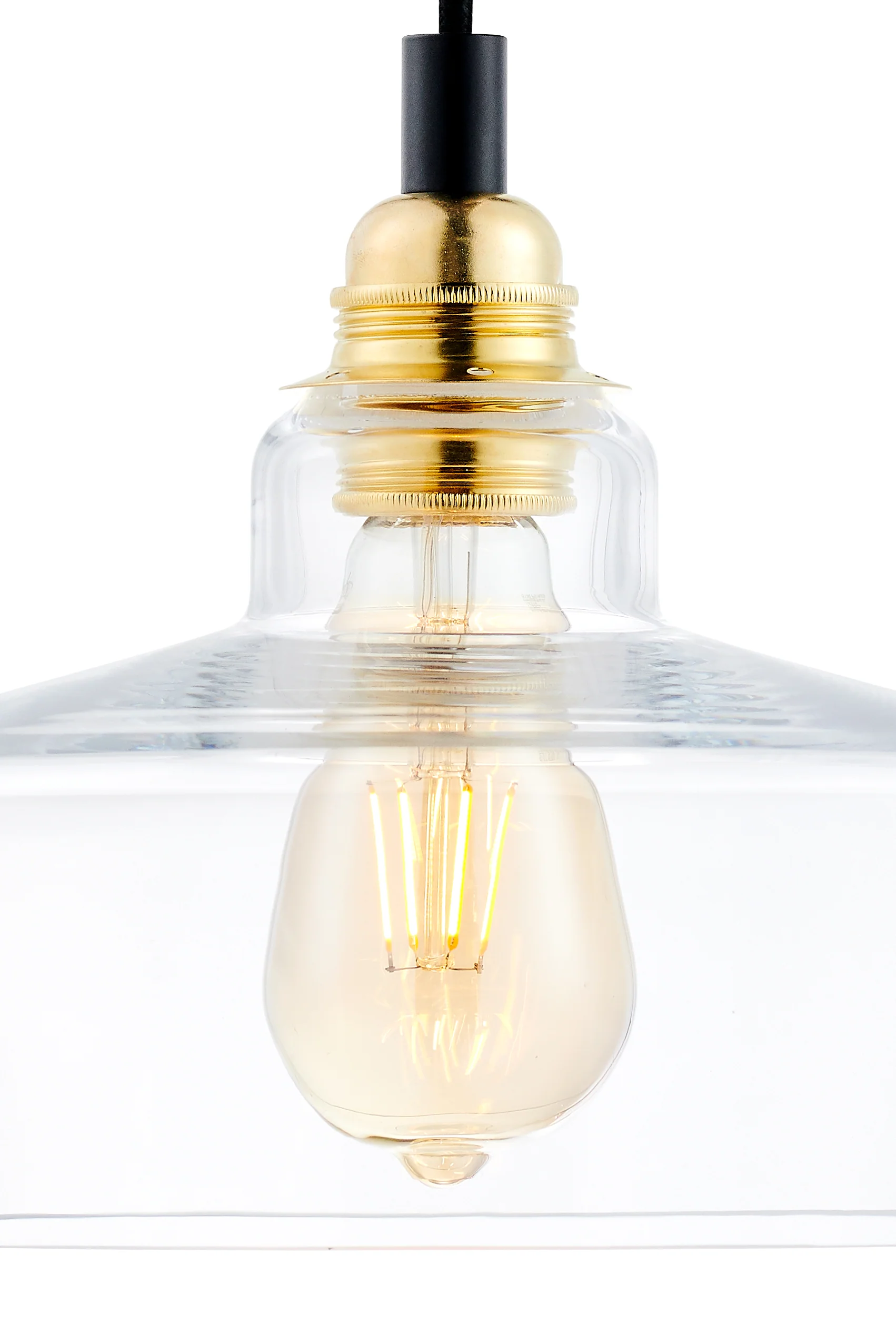 Lampa wisząca LONGIS III transparentny ze złotym - Image 6