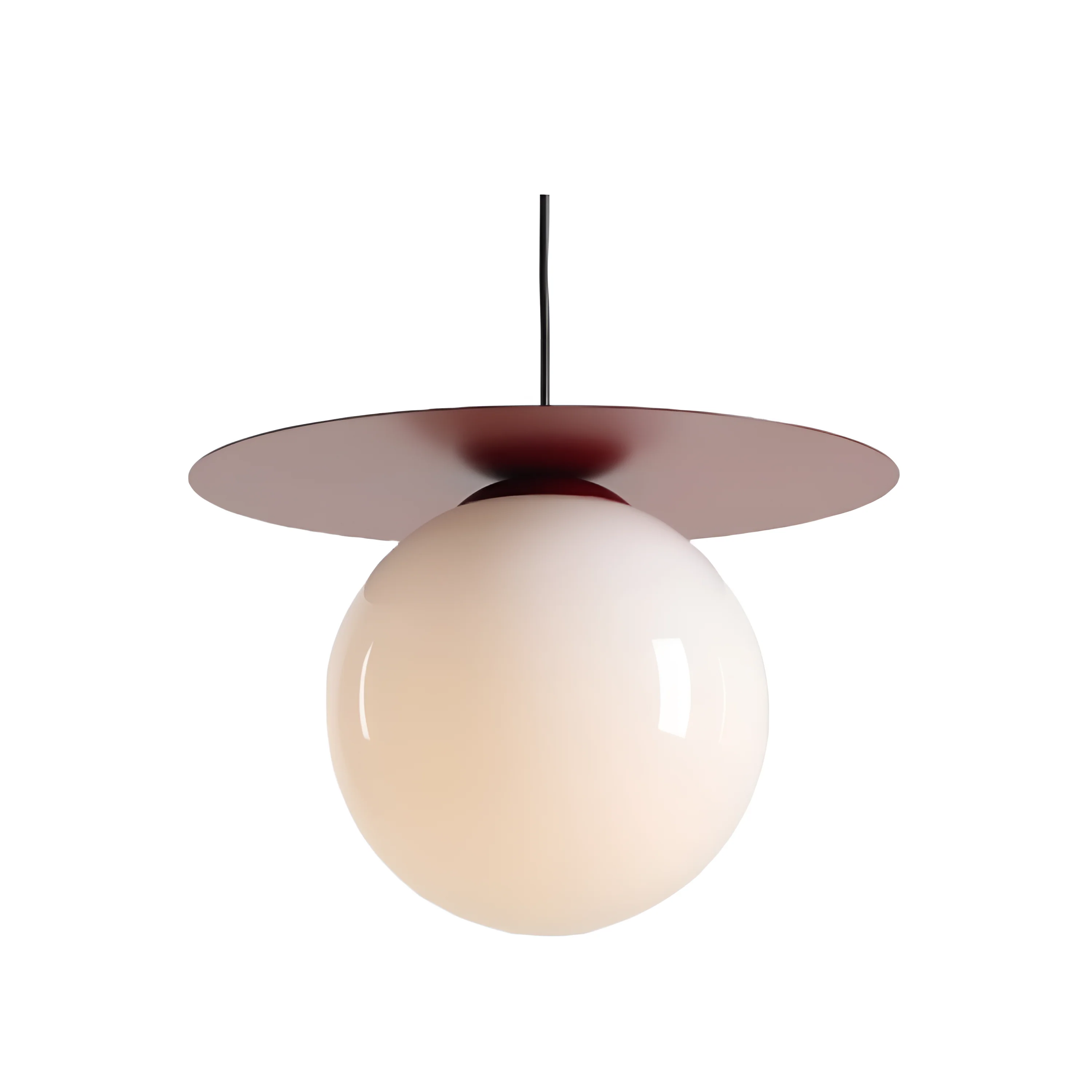 Lampa wisząca LOOP bordowy