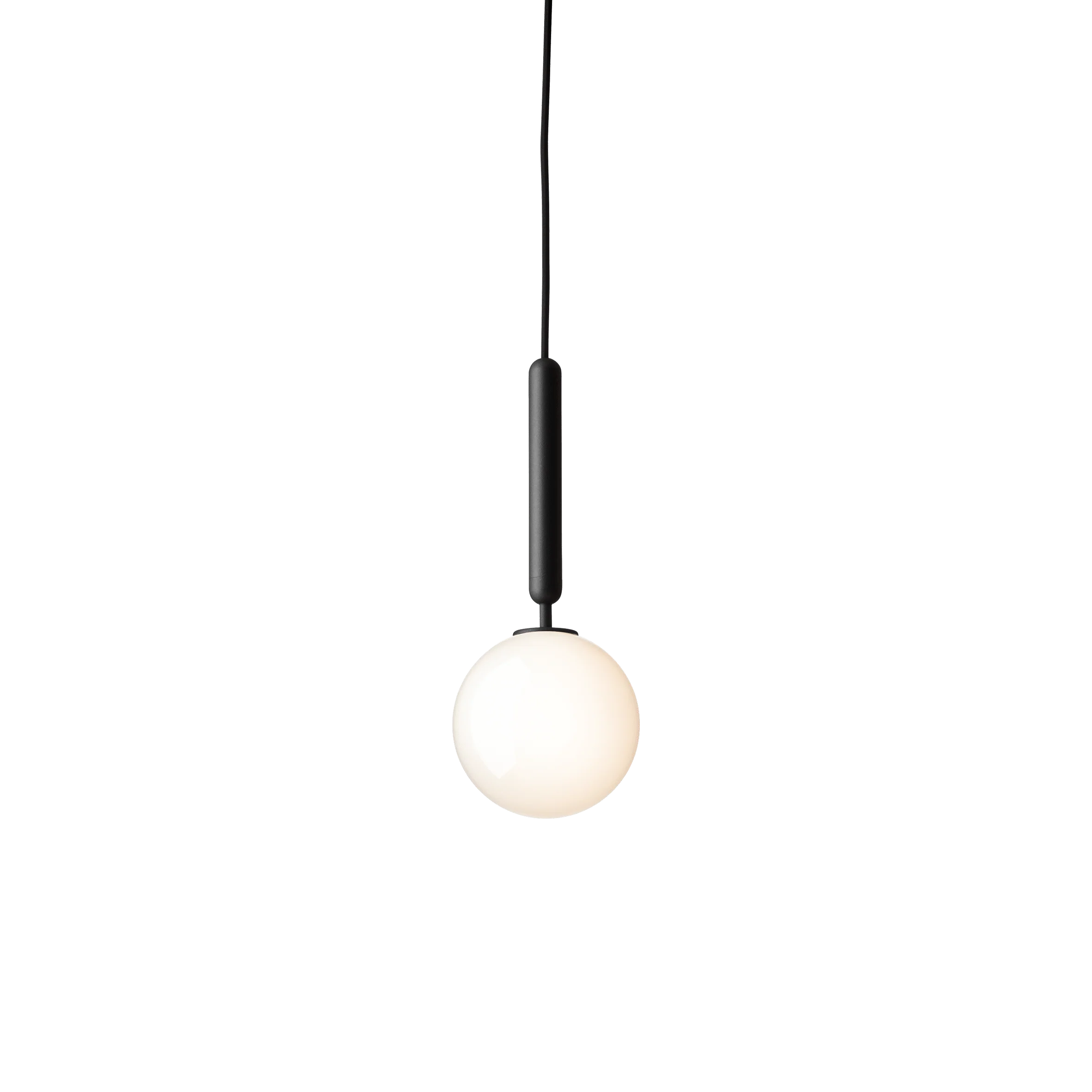 Lampa wisząca MIIRA grafitowy z opalowym szkłem - Image 4