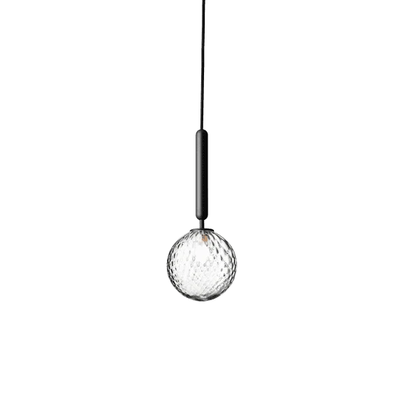Lampa wisząca MIIRA grafitowy z transparentnym szkłem - Image 4