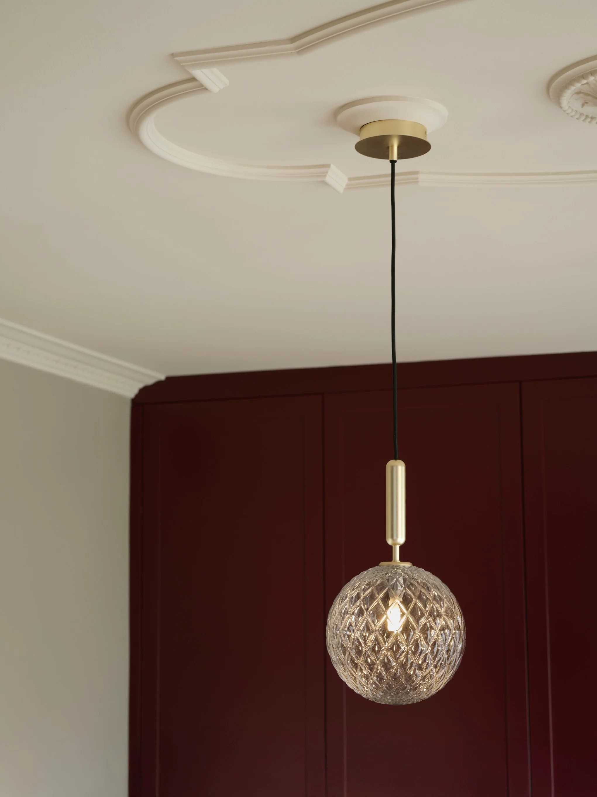 Lampa wisząca MIIRA mosiężny z transparentnym szkłem - Image 8