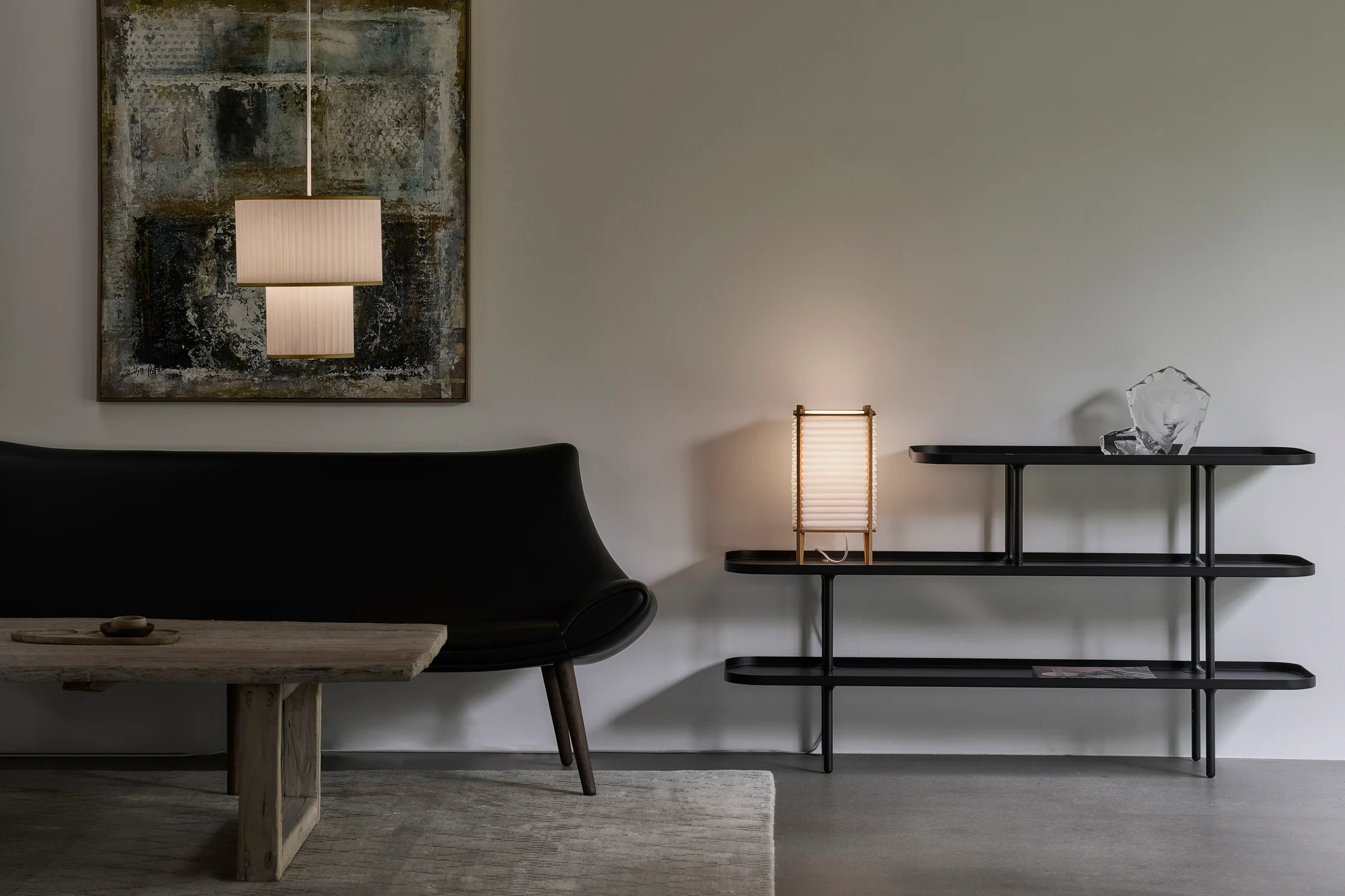 Lampa wisząca MODEL 110 PLIVELLO biały ze złotym - Image 8