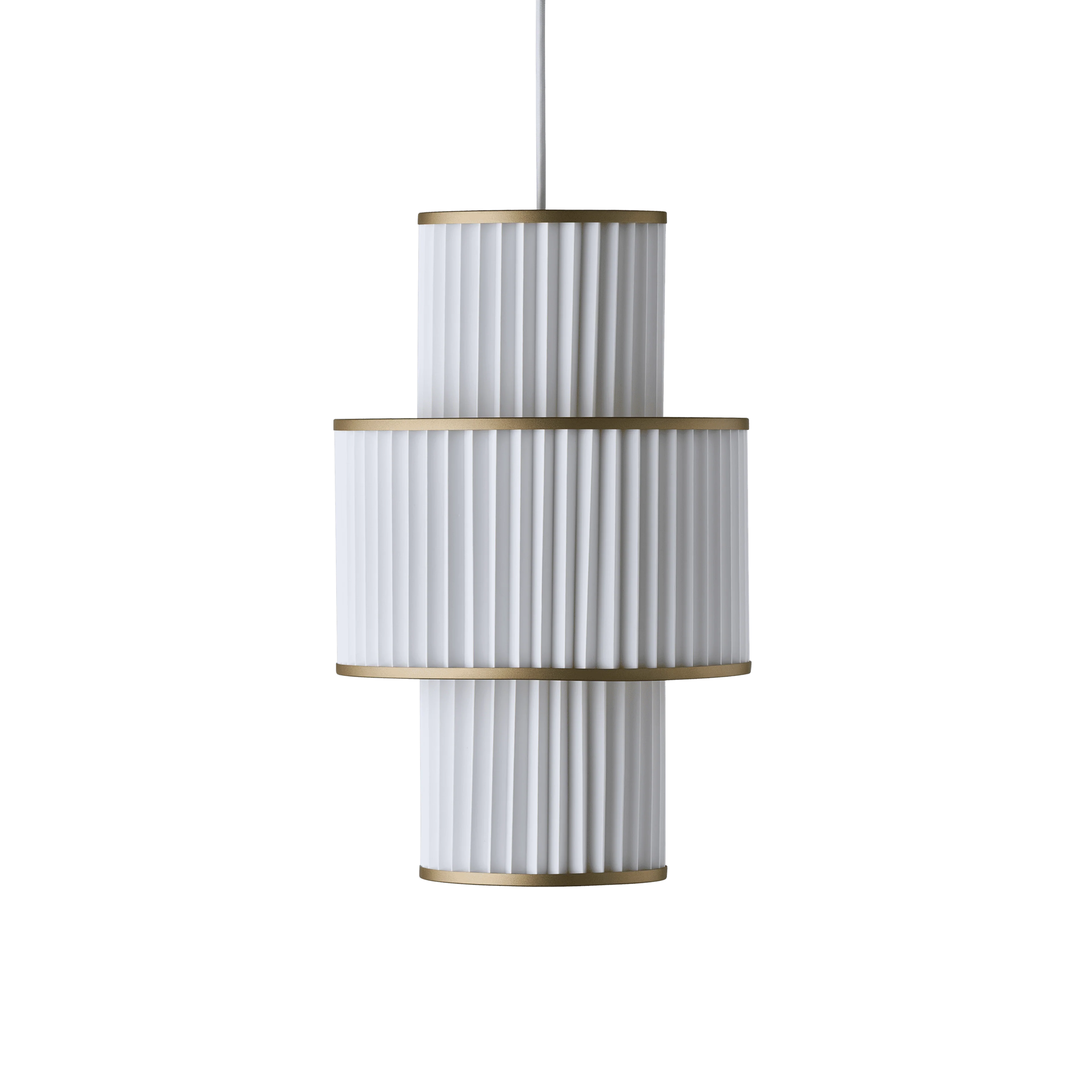 Lampa wisząca MODEL 111 PLIVELLO biały ze złotym