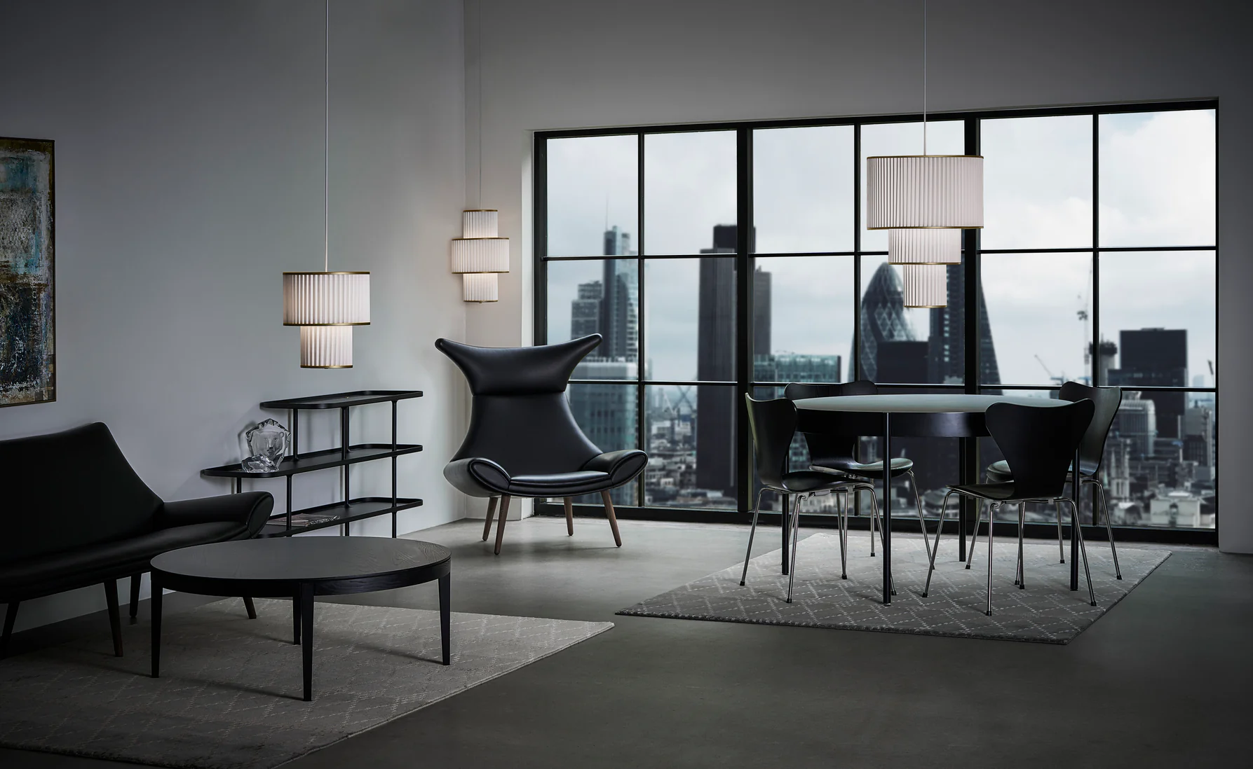 Lampa wisząca MODEL 112 PLIVELLO biały ze złotym - Image 11