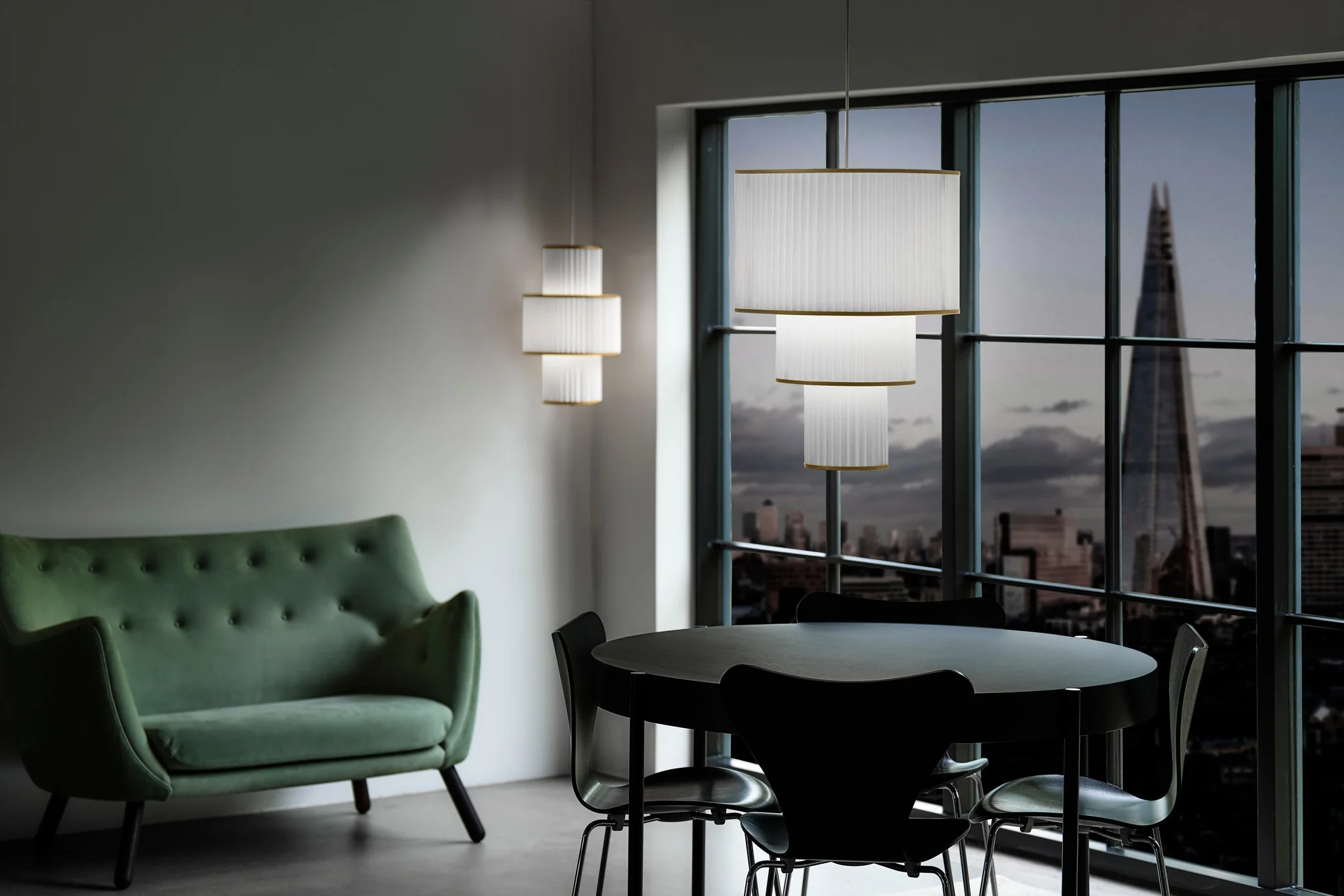 Lampa wisząca MODEL 112 PLIVELLO biały ze złotym - Image 9
