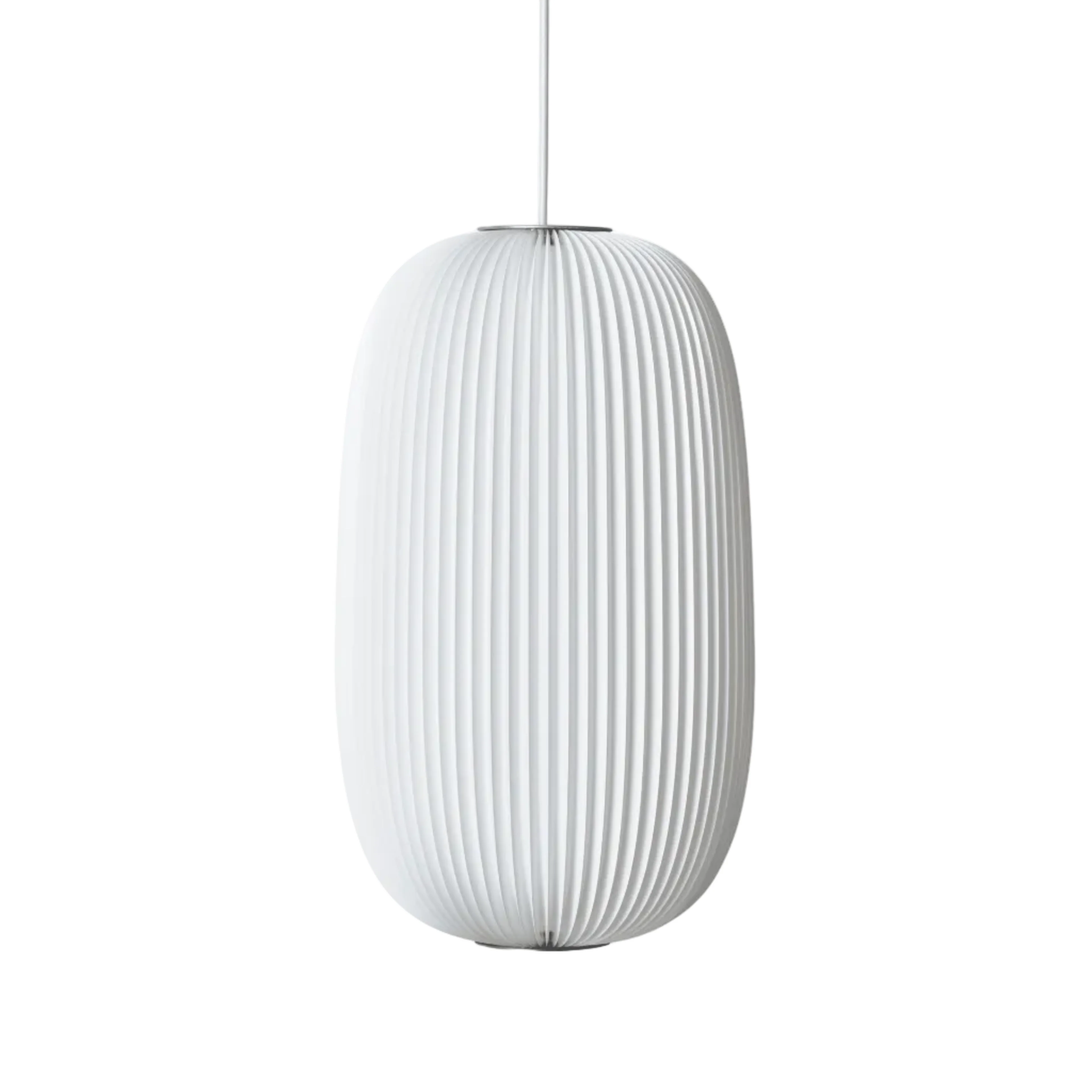 Lampa wisząca MODEL 133 LAMELLA 2 biały ze srebrnym wykończeniem