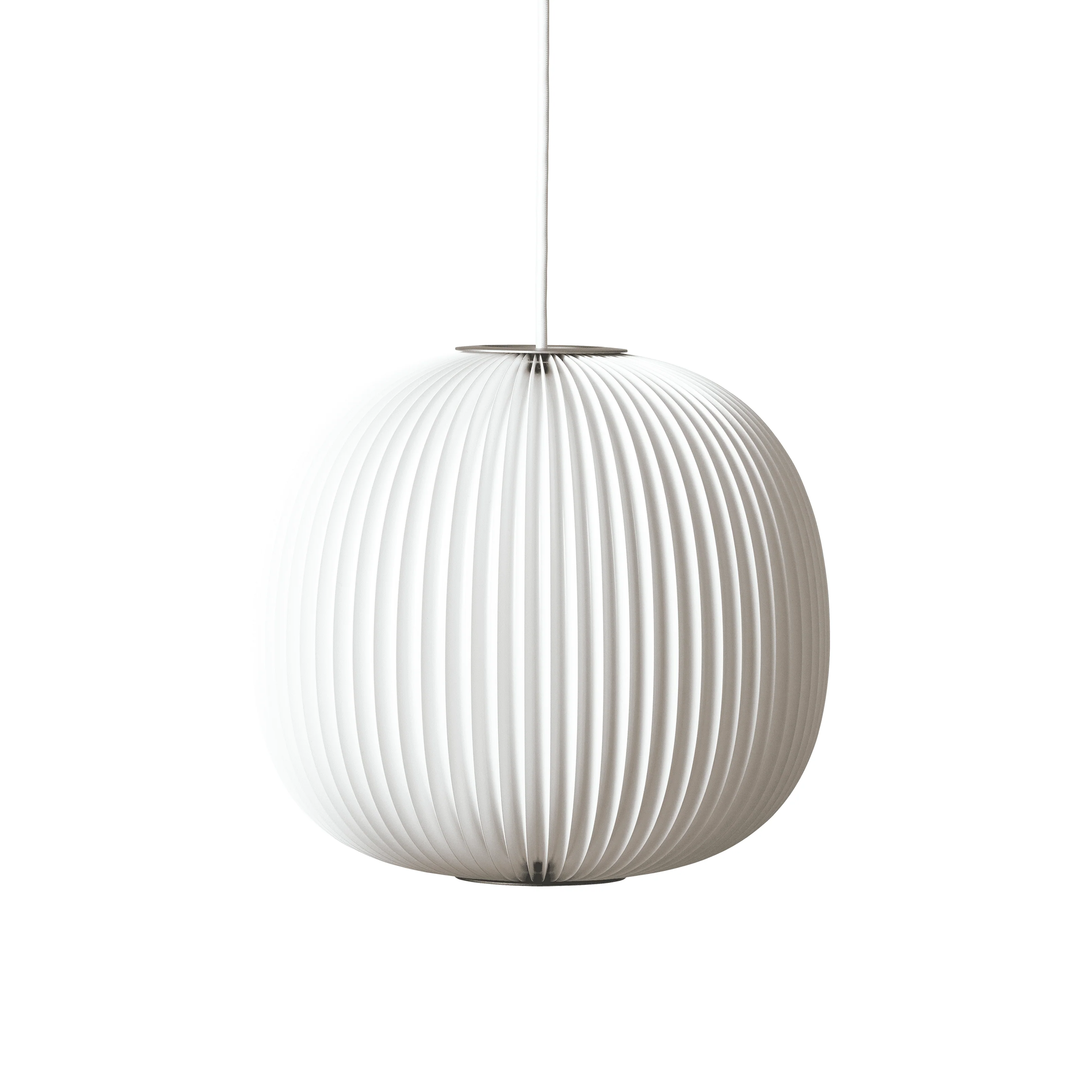 Lampa wisząca MODEL 134 LAMELLA 3 biały ze srebrnym wykończeniem