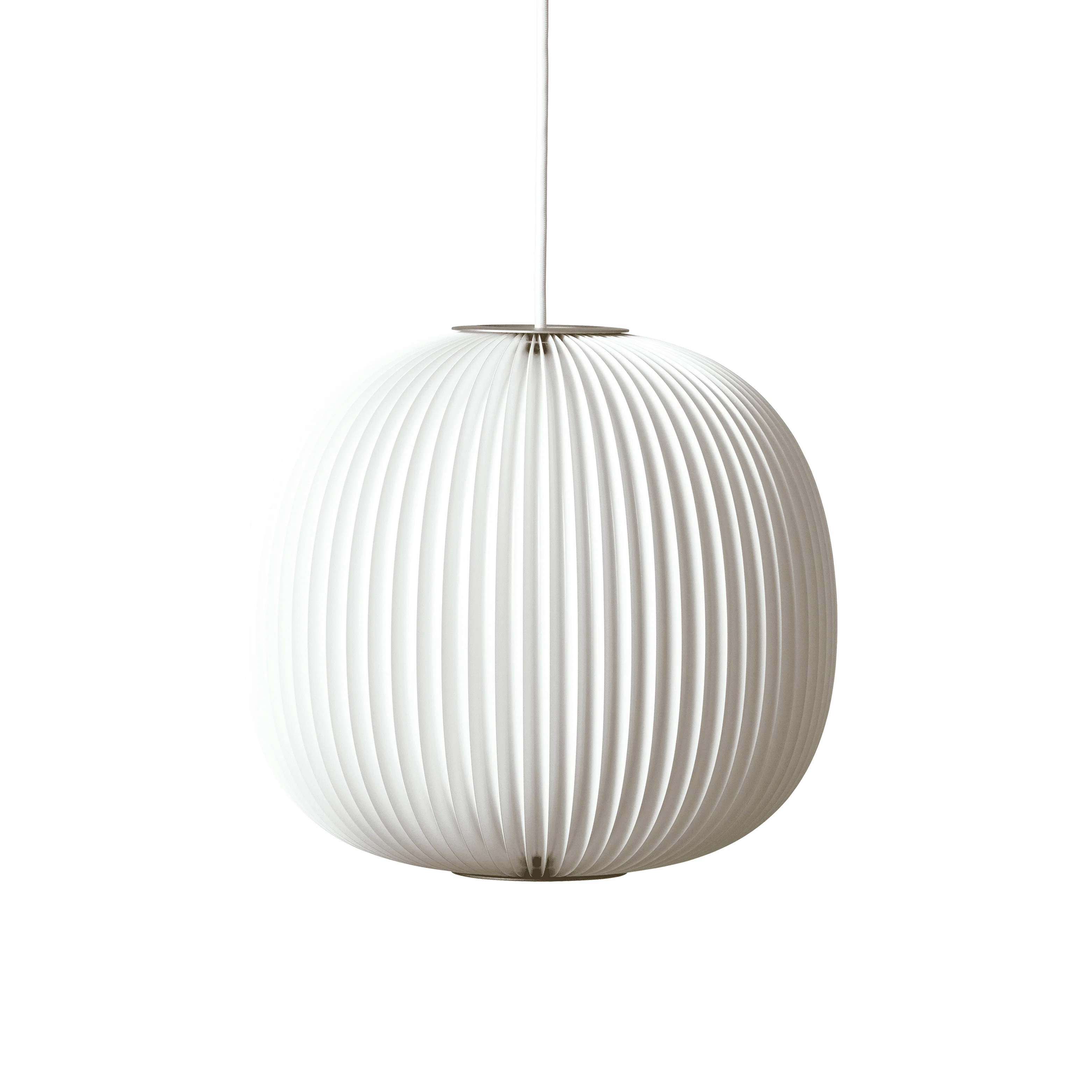 Lampa wisząca MODEL 134 LAMELLA 3 biały ze złotym wykończeniem