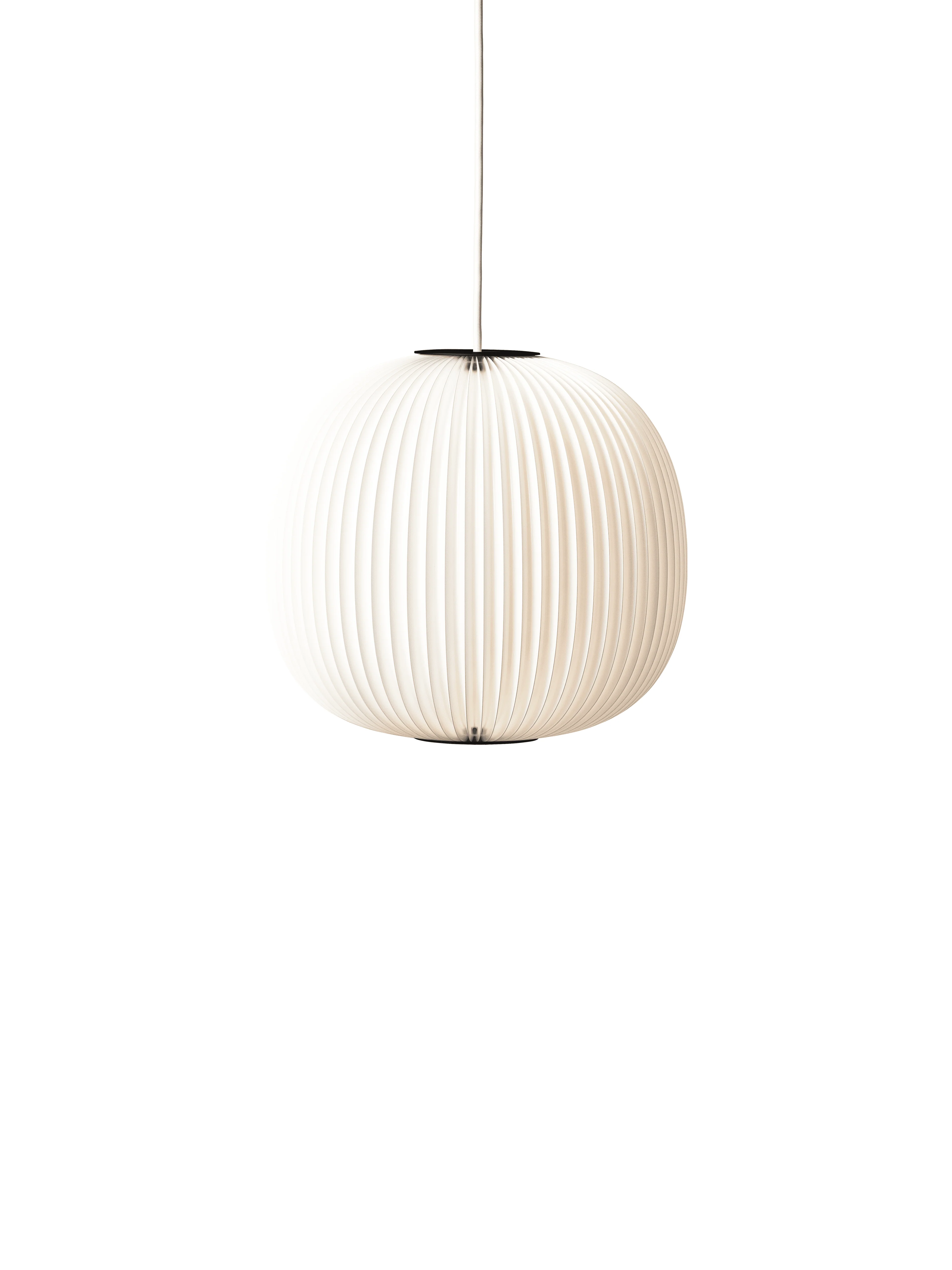 Lampa wisząca MODEL 134 LAMELLA 3 biały z czarnym wykończeniem - Image 3