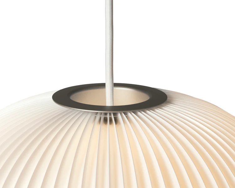 Lampa wisząca MODEL 135 LAMELLA 4 biały ze srebrnym wykończeniem - Image 4