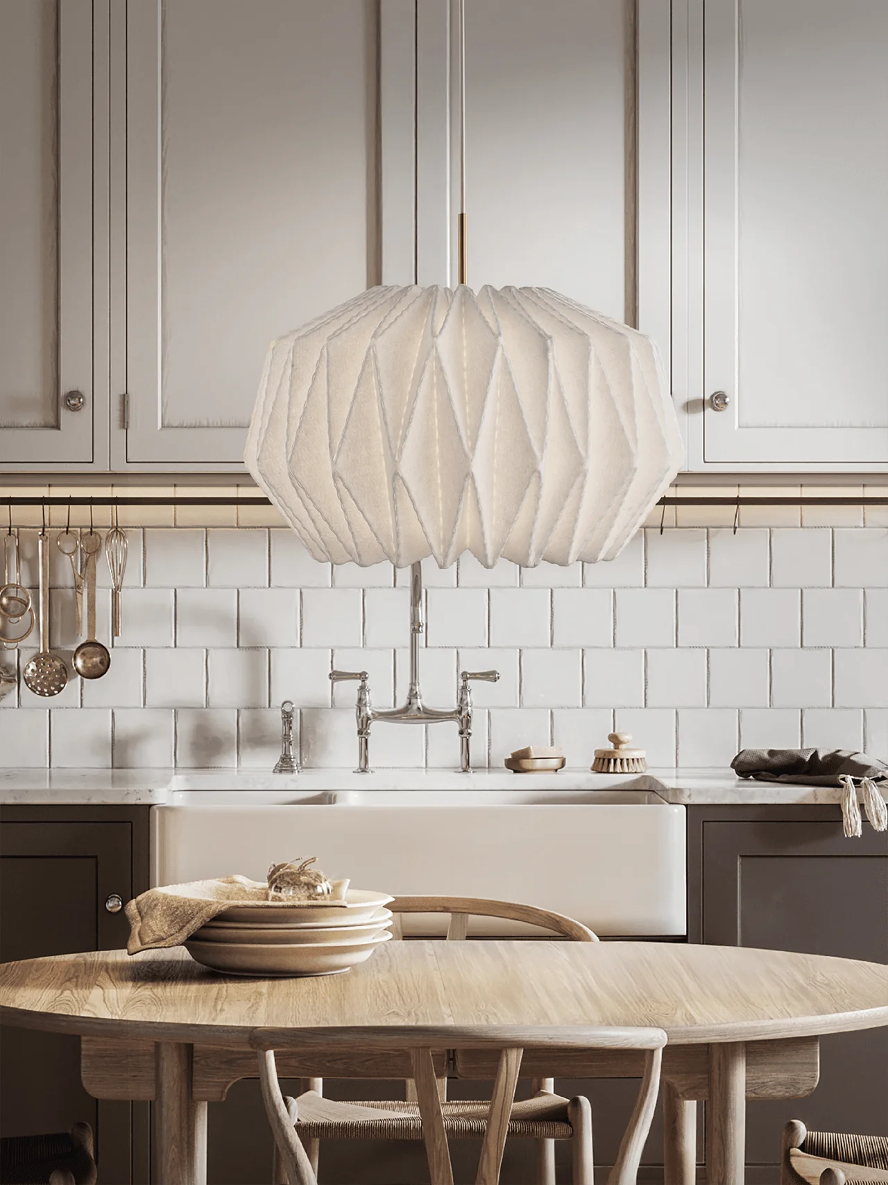 Lampa wisząca MODEL 164 SOFTLY PLEATED biały - Image 11