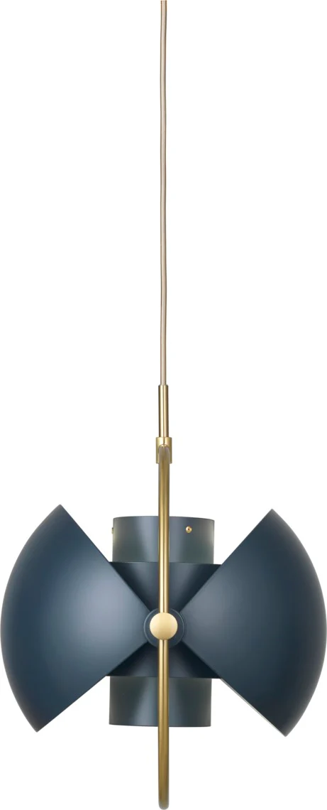 Lampa wisząca MULTI-LITE morski z mosiężnym - Image 4