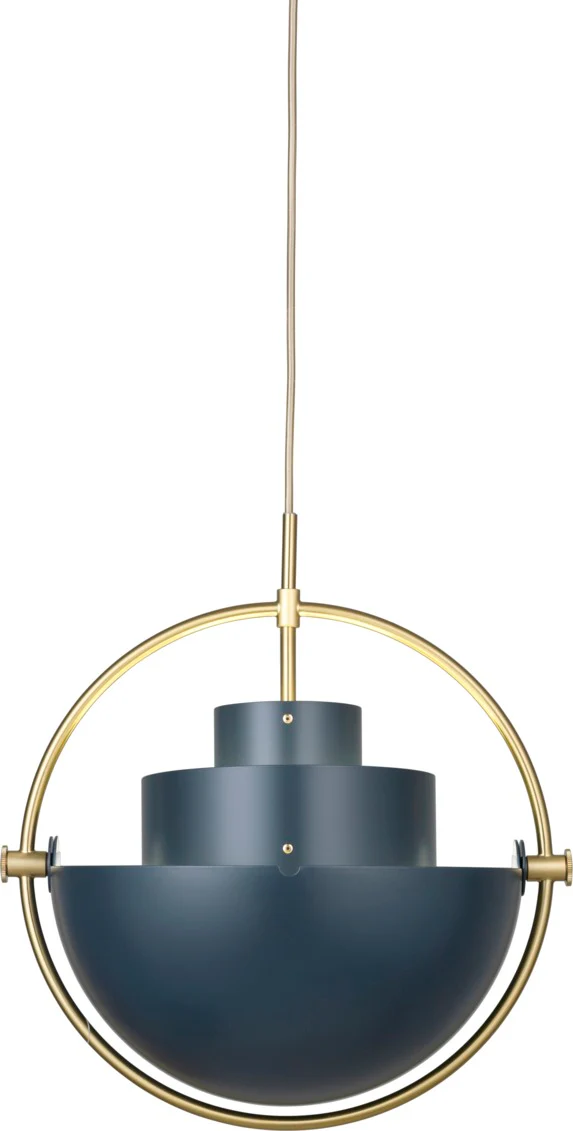 Lampa wisząca MULTI-LITE morski z mosiężnym - Image 5