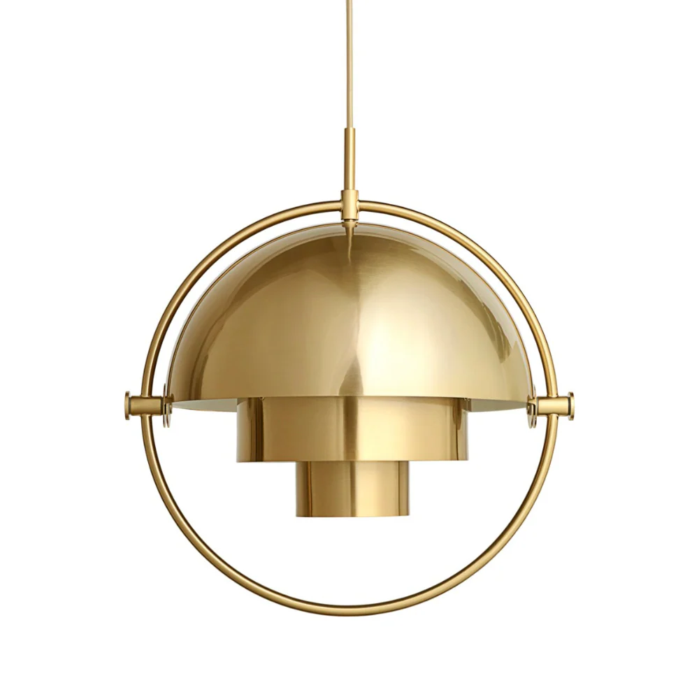 Lampa wisząca MULTI-LITE mosiężny