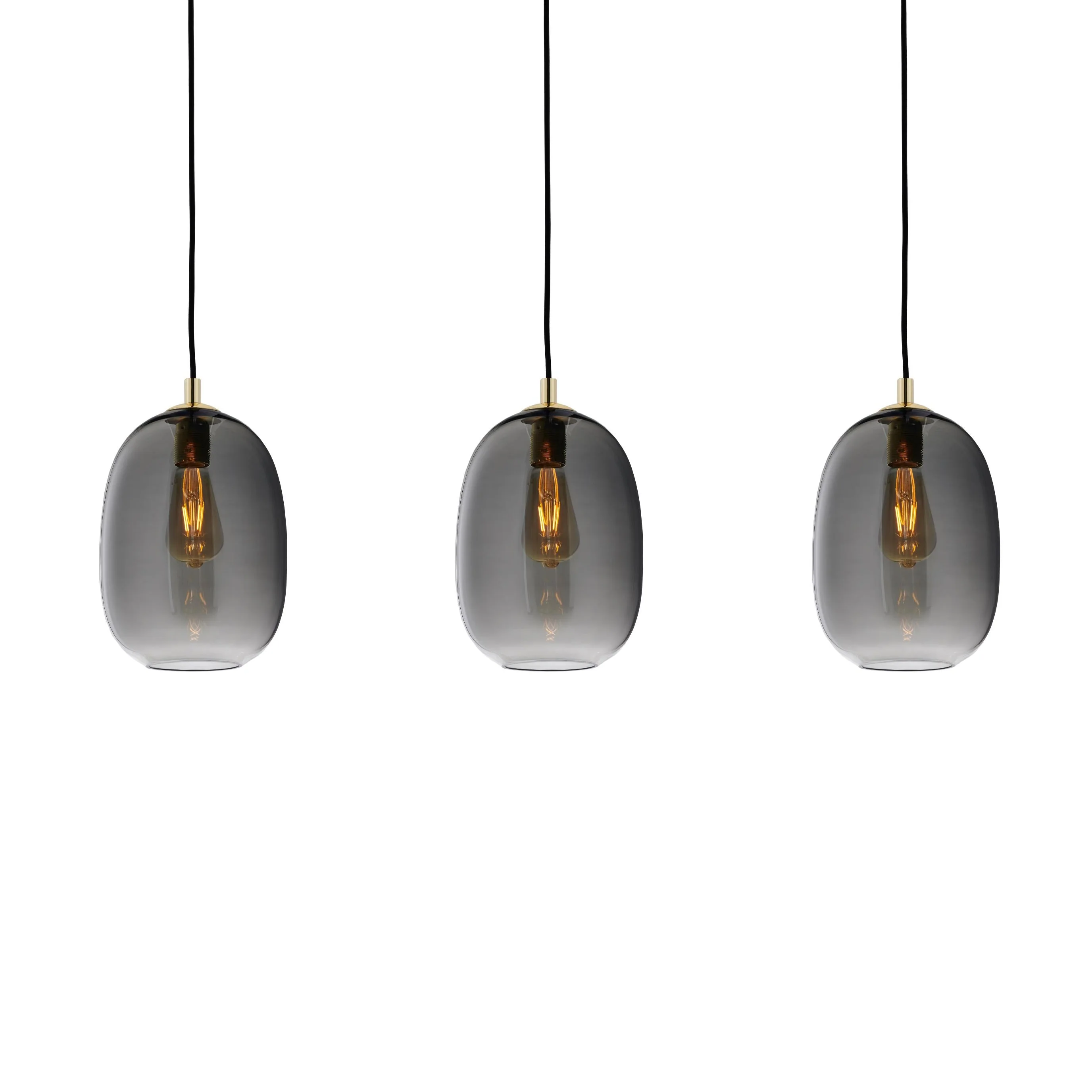 Lampa wisząca na listwie ONYX 3 grafitowy [wycofane]