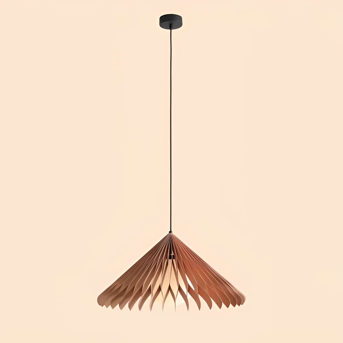 Lampa wisząca NATURE SUN drewno bukowe - Image 6
