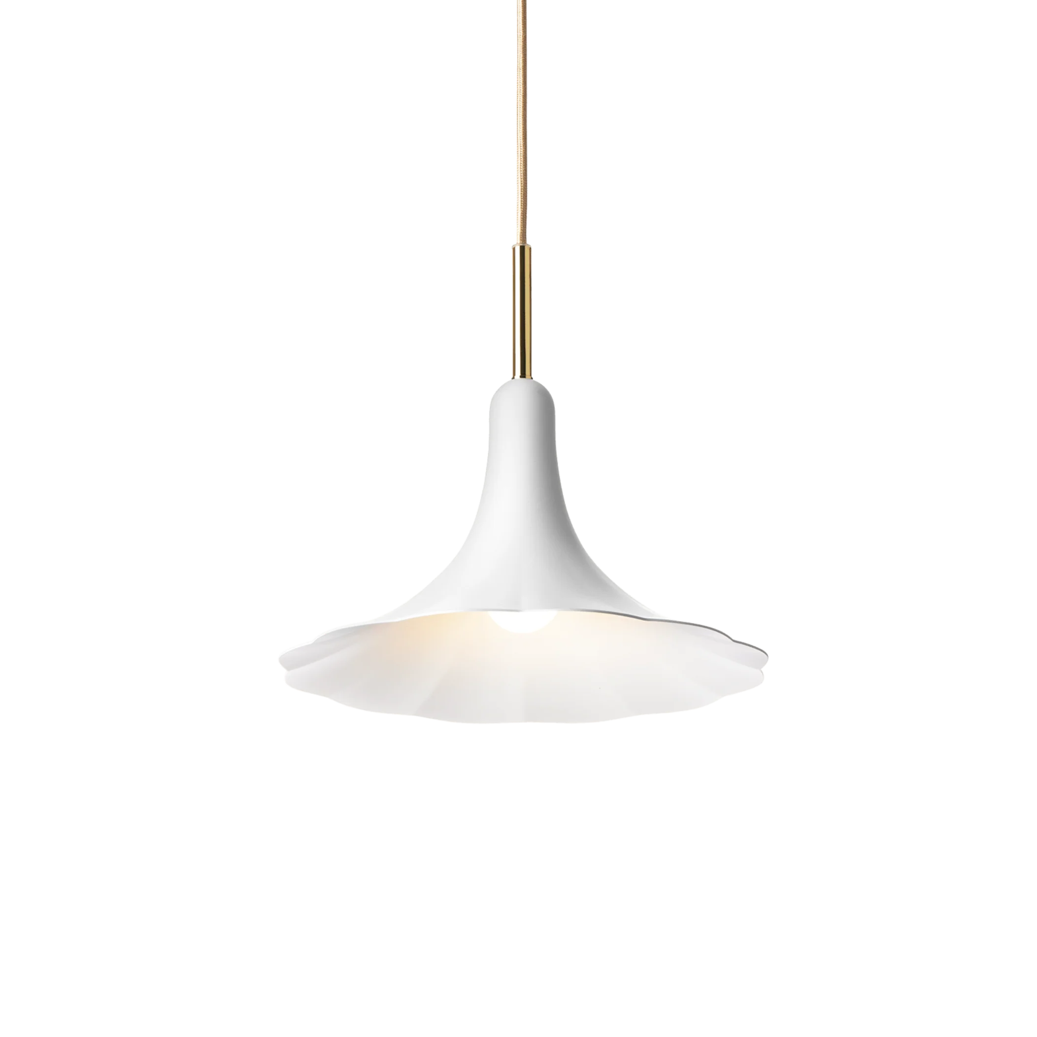 Lampa wisząca PETALII 1 biały metal