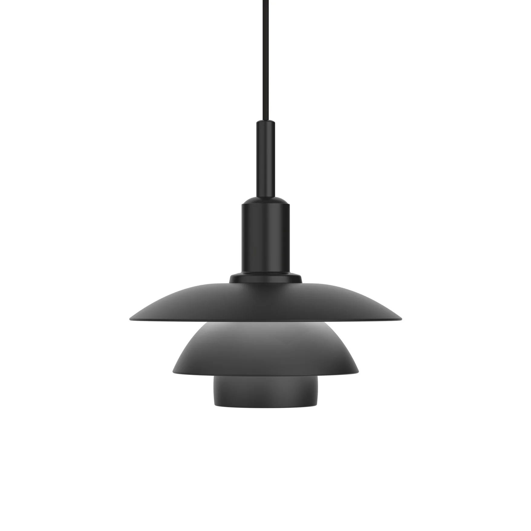 Lampa wisząca PH 3/3 matowy czarny