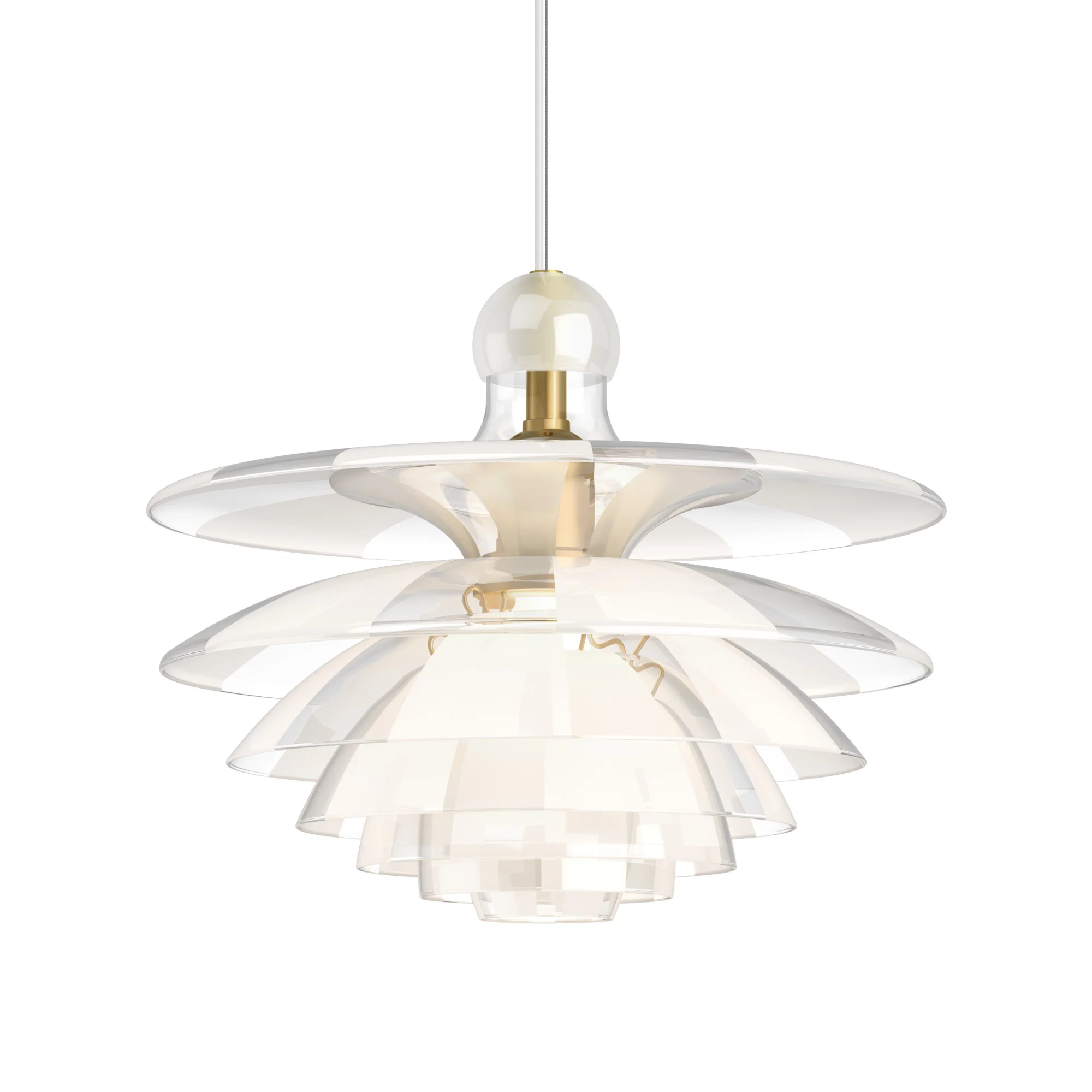 Lampa wisząca PH SEPTIMA szkło