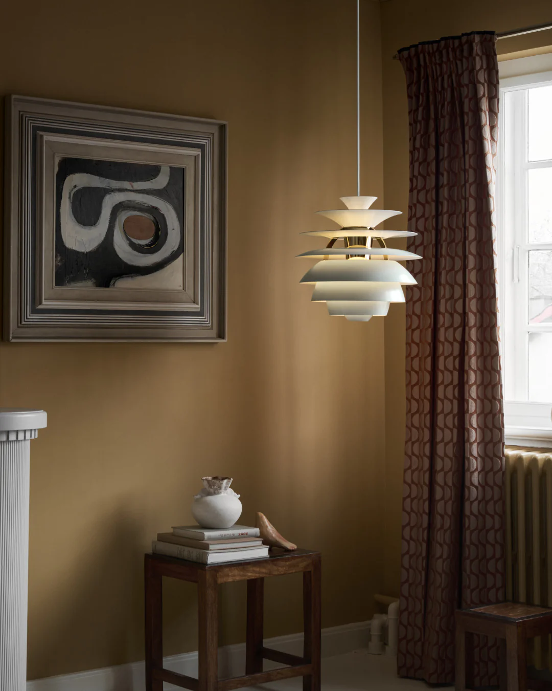 Lampa wisząca PH SNOWBALL brudny zielony z mosiężnym wykończeniem - Image 2