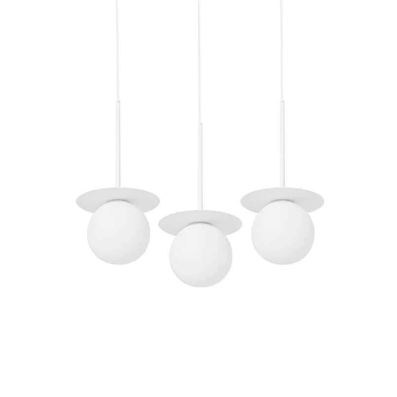 Lampa wisząca BORRA 3L biały