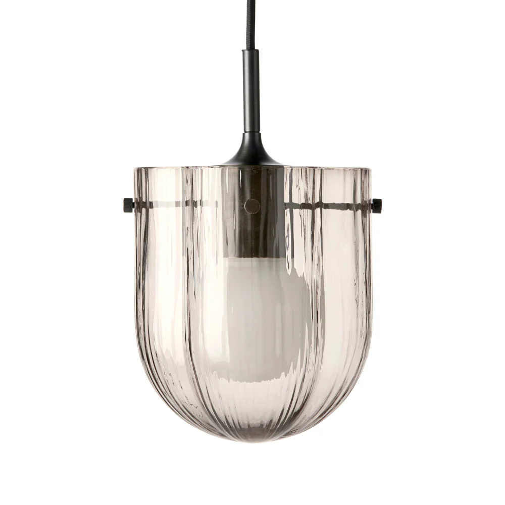 Lampa wisząca SEINE dymione szkło