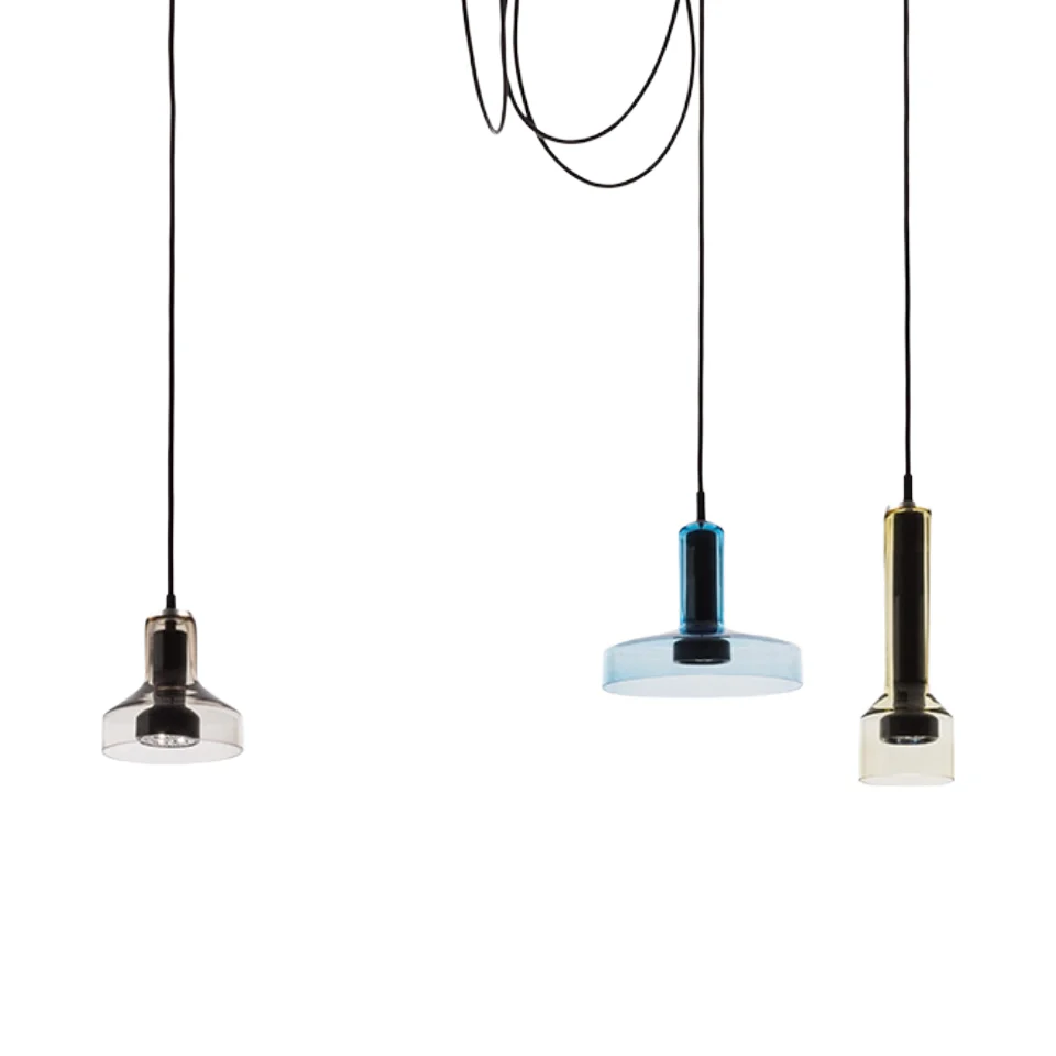 Lampa wisząca STABLIGHT oliwkowy z akwamarynowym i brązowym