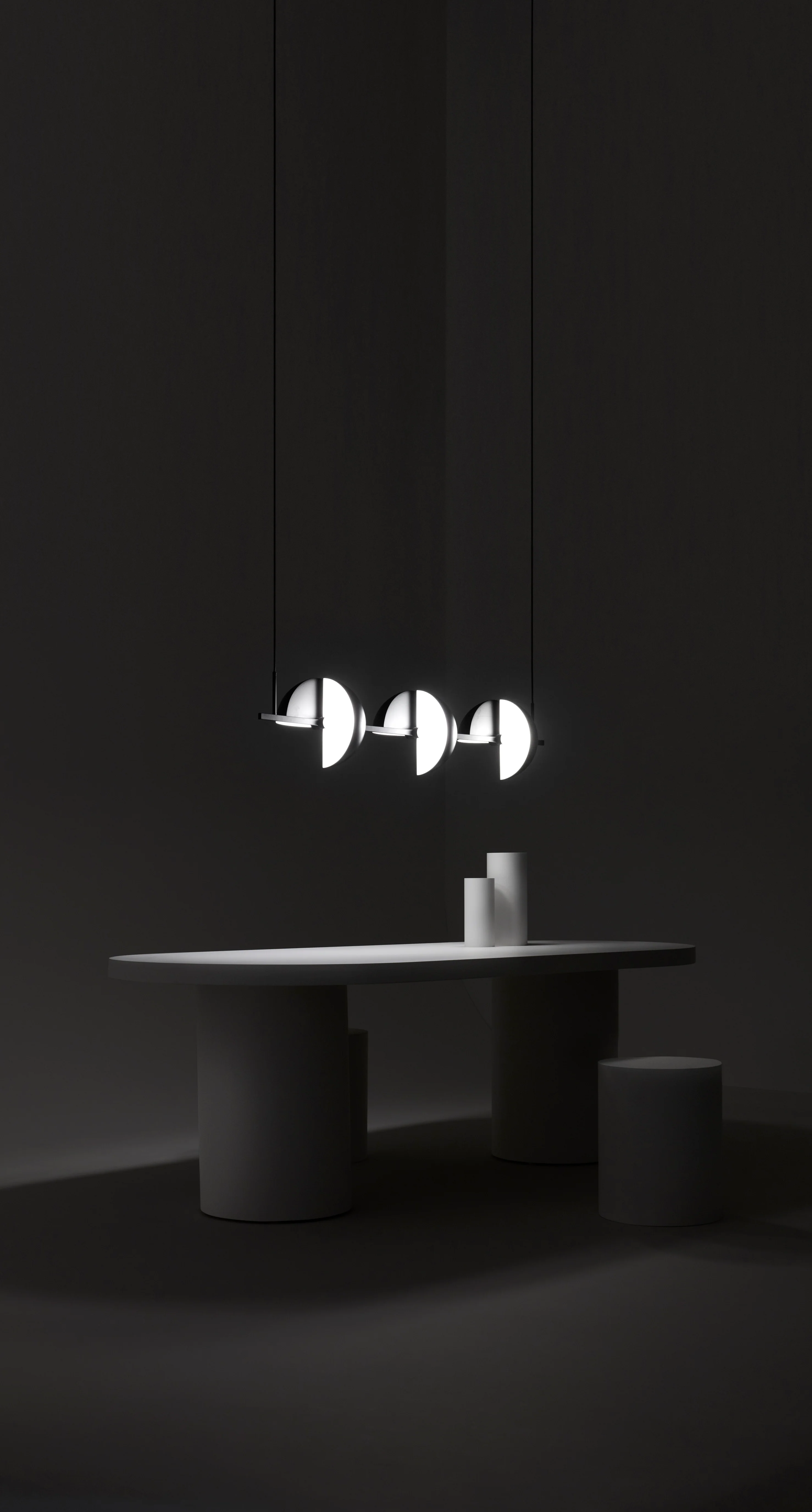 Lampa wisząca TRAPEZE TRIPLETTE czarny - Image 6
