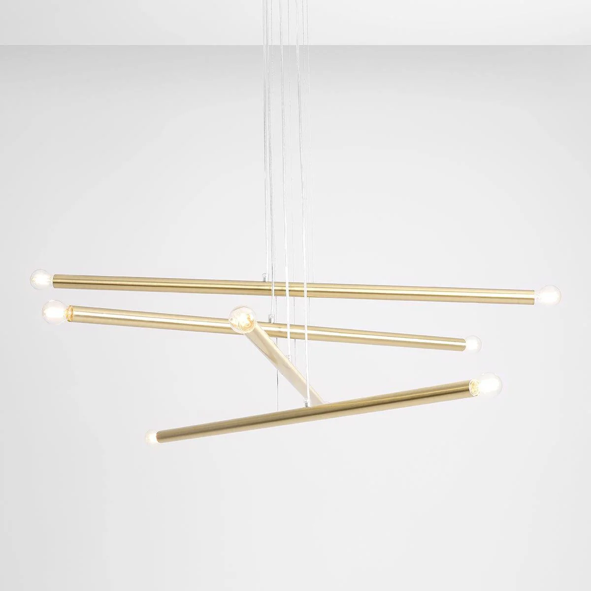 Lampa wisząca TUBO mosiężny - Image 4