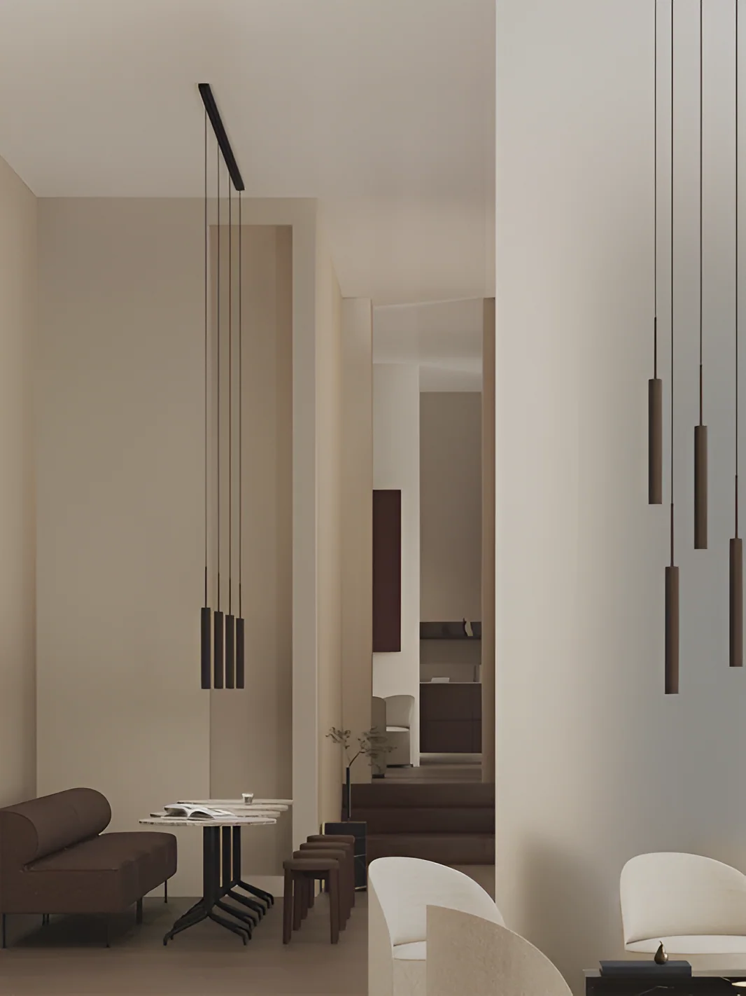 Lampa wisząca TUBULAIRE CANOPY brązowy - Image 3