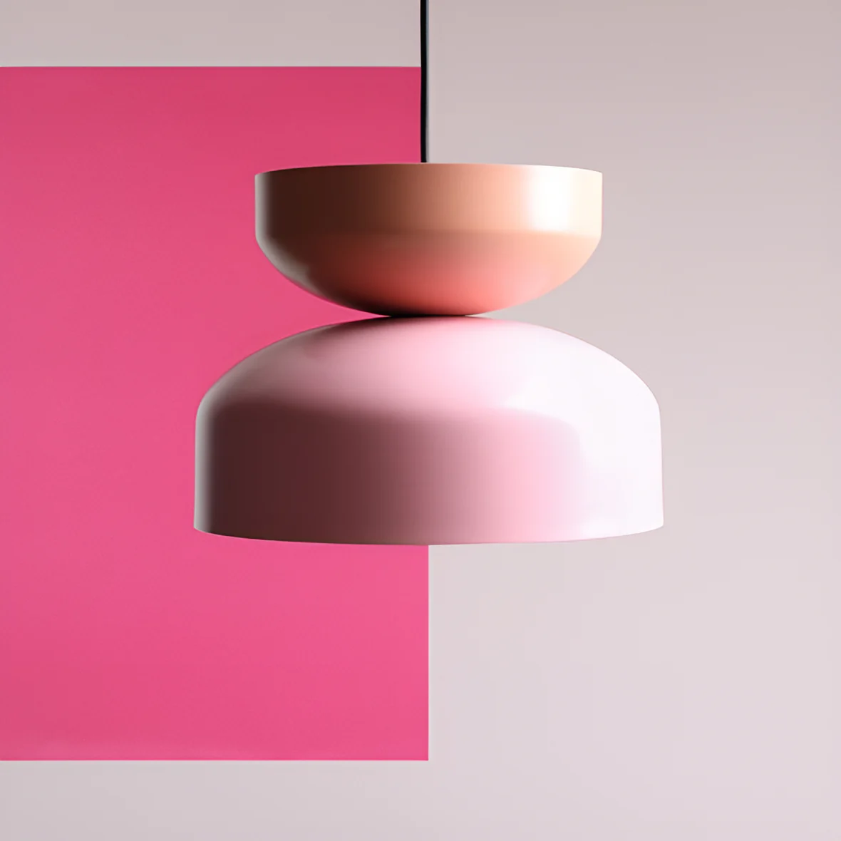 Lampa wisząca TULA koralowy z różowym - Image 6