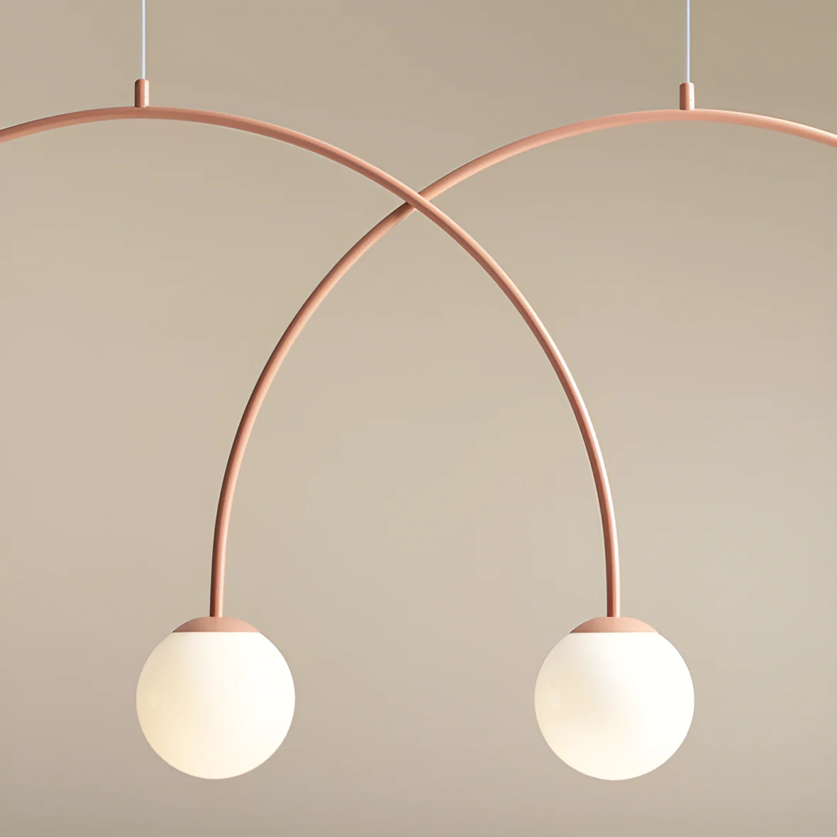 Lampa wisząca UNA DUO koralowy - Image 4