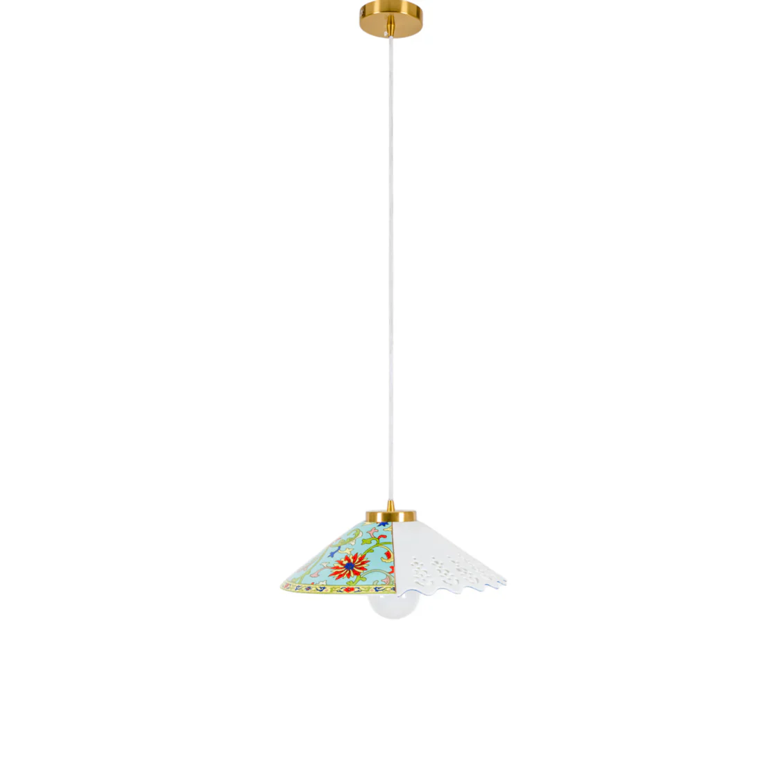 Lampa wisząca HYBRID VERPIRA biała porcelana - Image 3