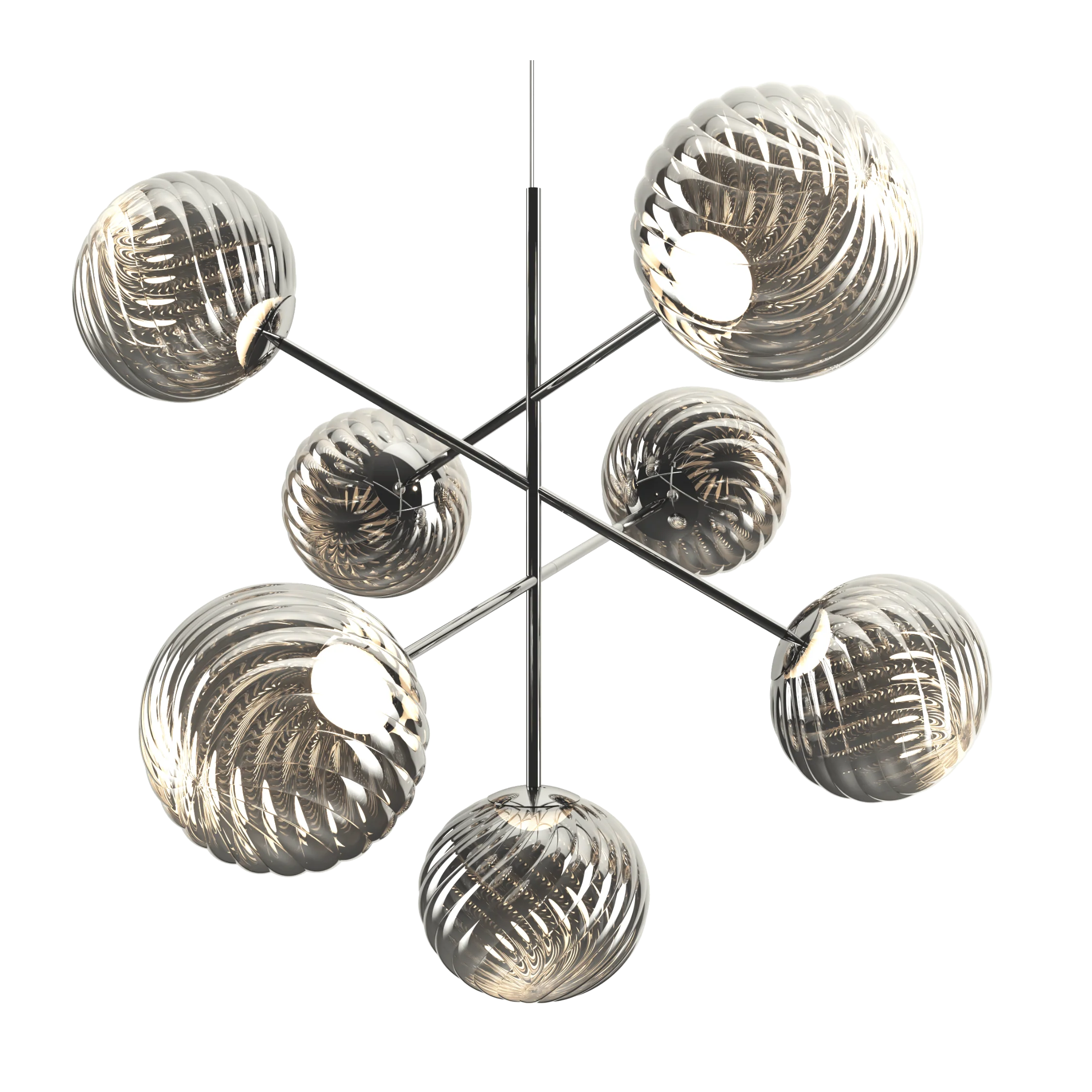 Lampa wisząca WHIRL LARGE srebrny