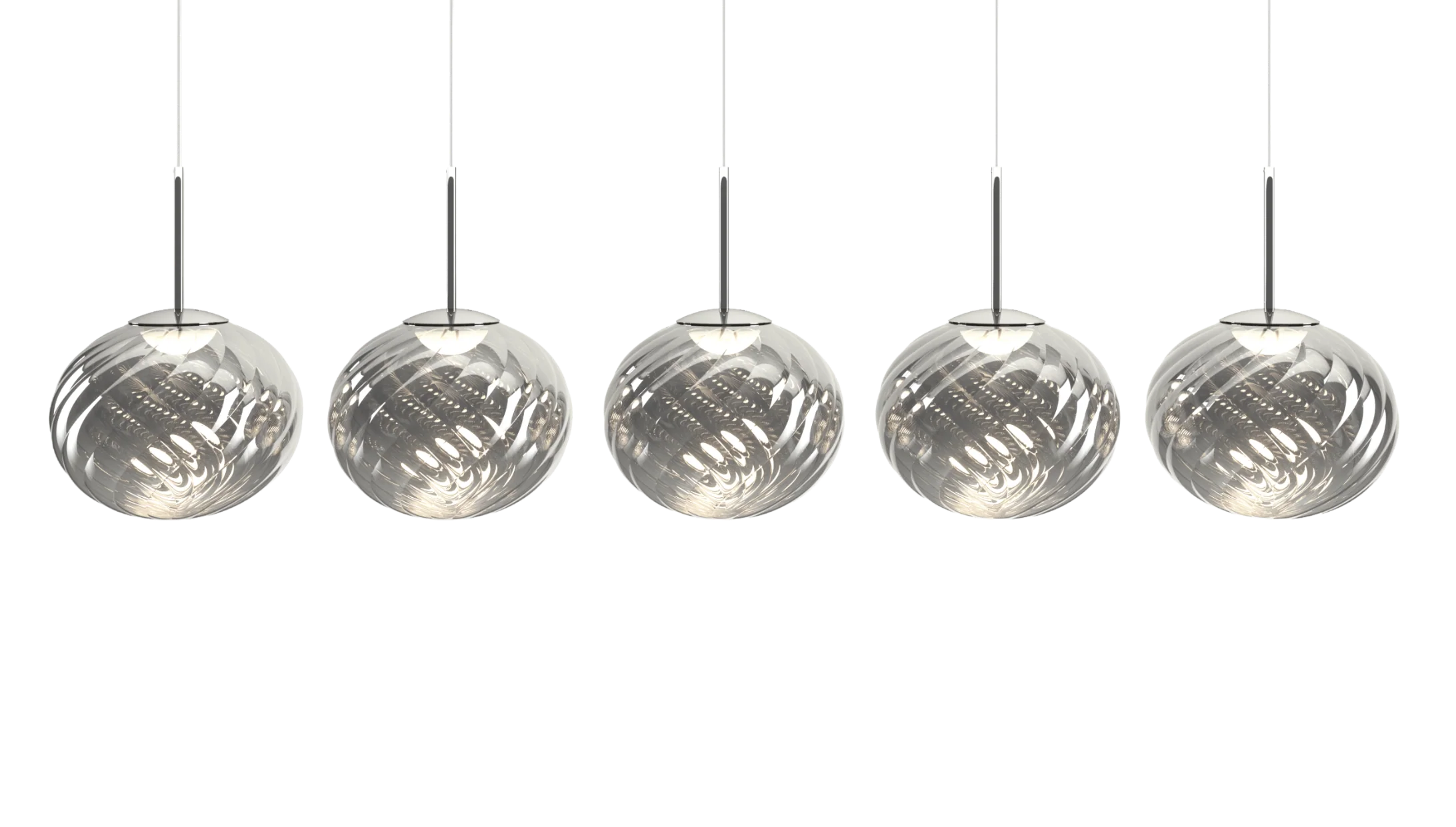 Lampa wisząca WHIRL LINEAR srebrny