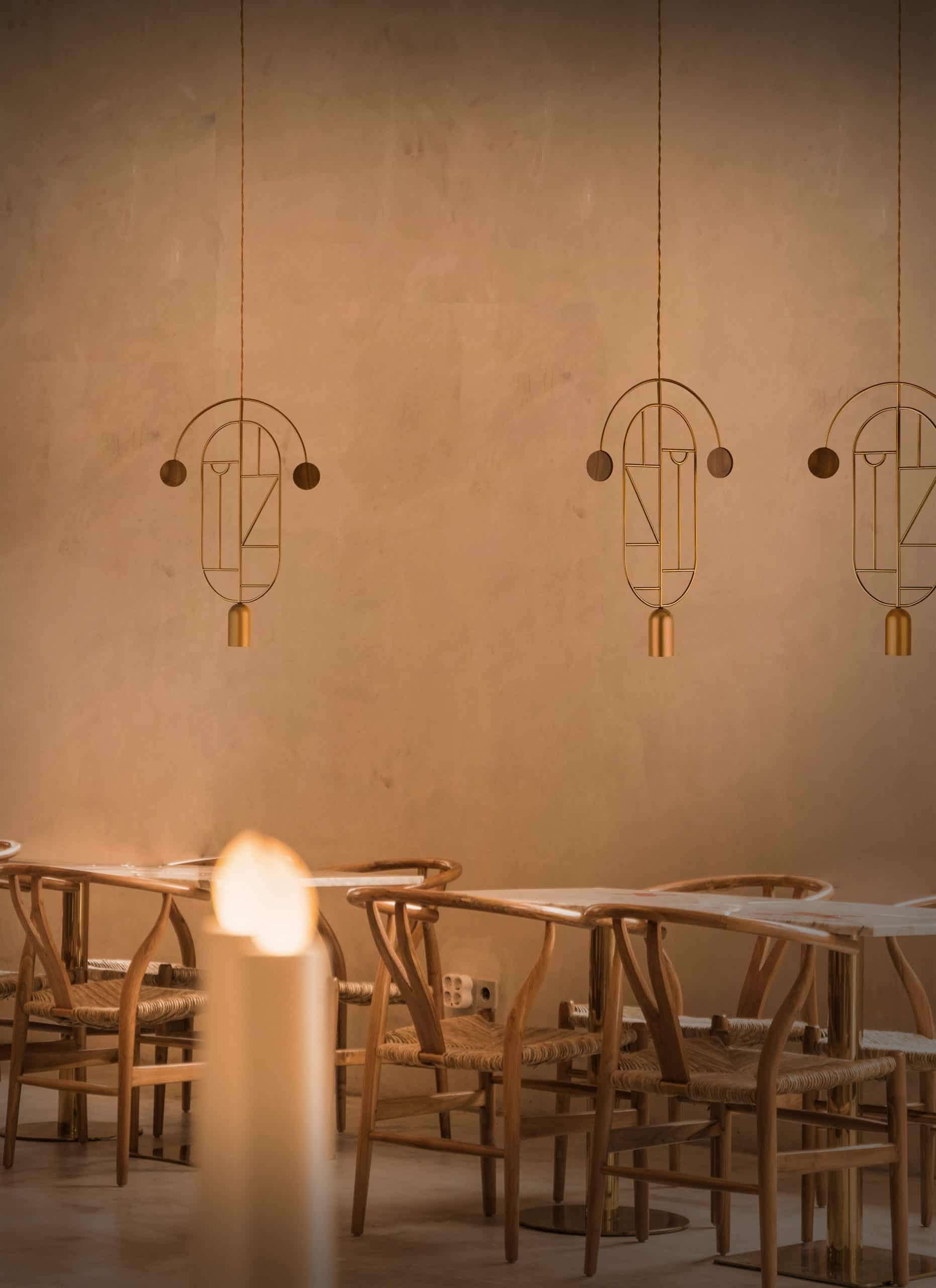Lampa wisząca WOODEN DOTS WD06 grafitowy z czerwonym i różowym - Image 6