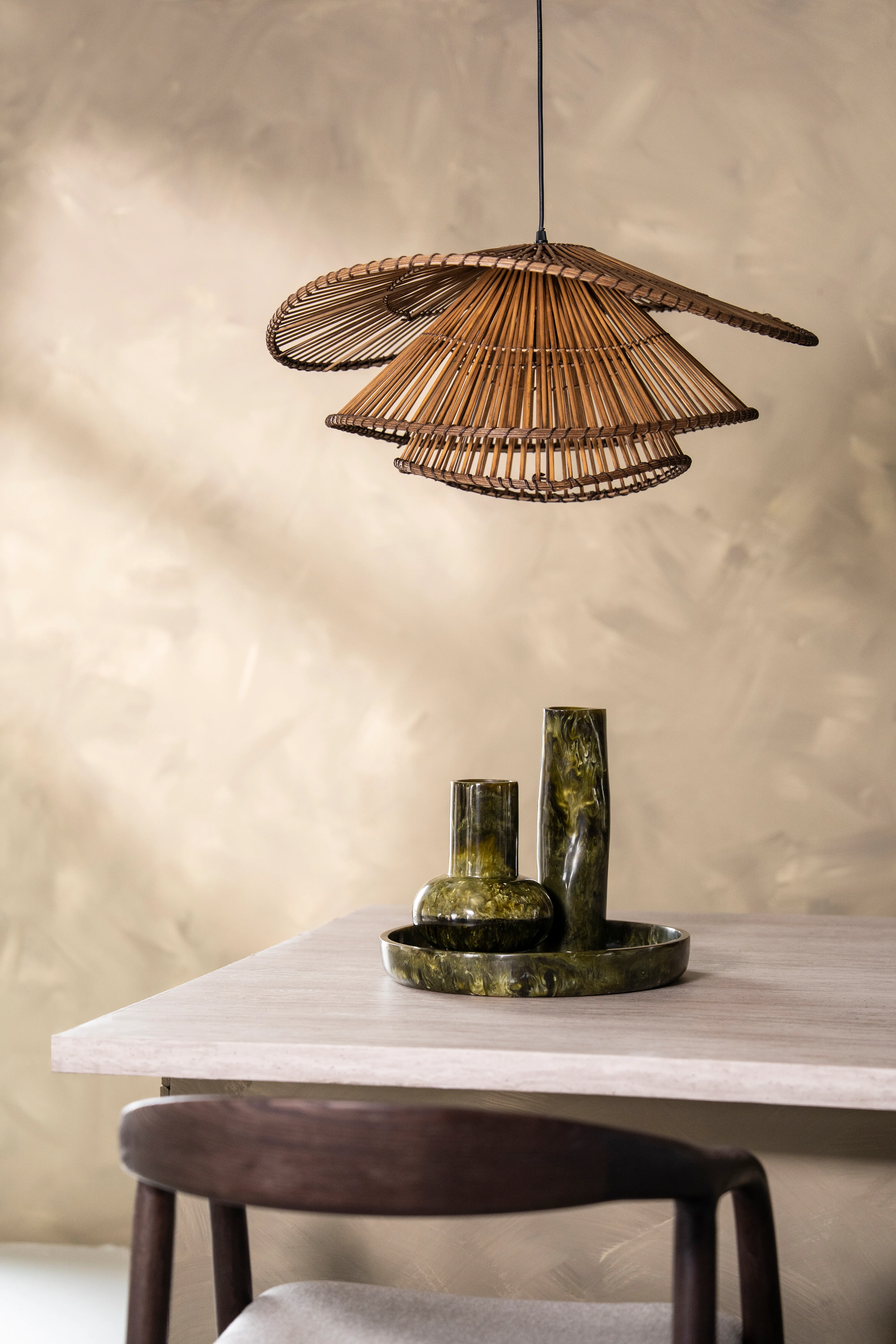 Lampa wisząca YARIN bambus - Image 2