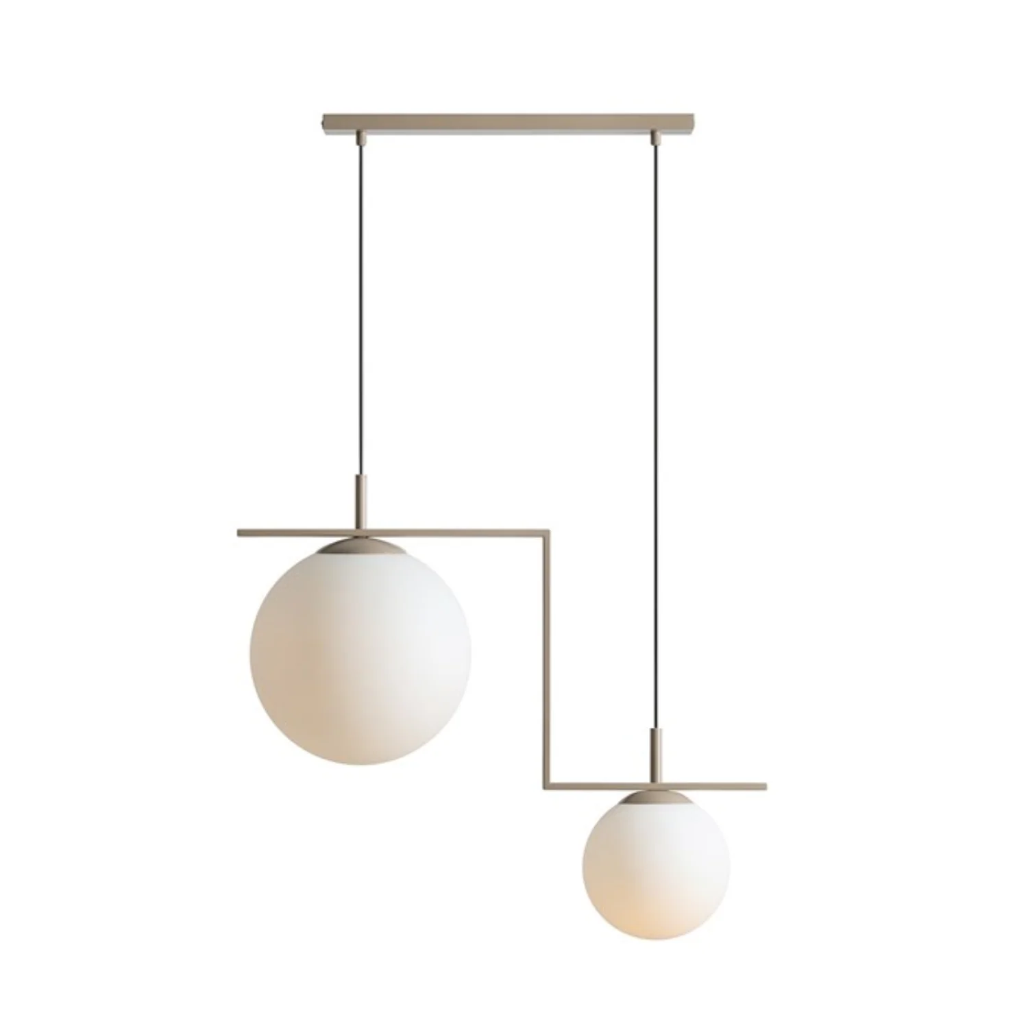 Lampa wisząca ZAC DUO beżowy
