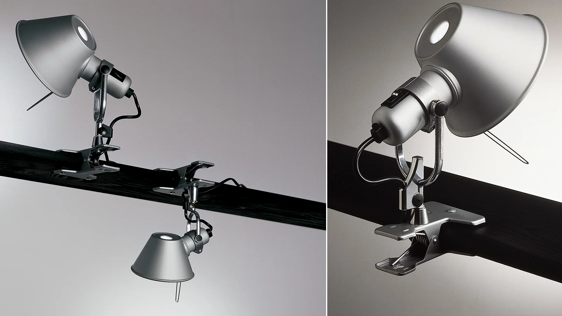 Lampa z klipsem LED TOLOMEO PINZA aluminium - Image 2